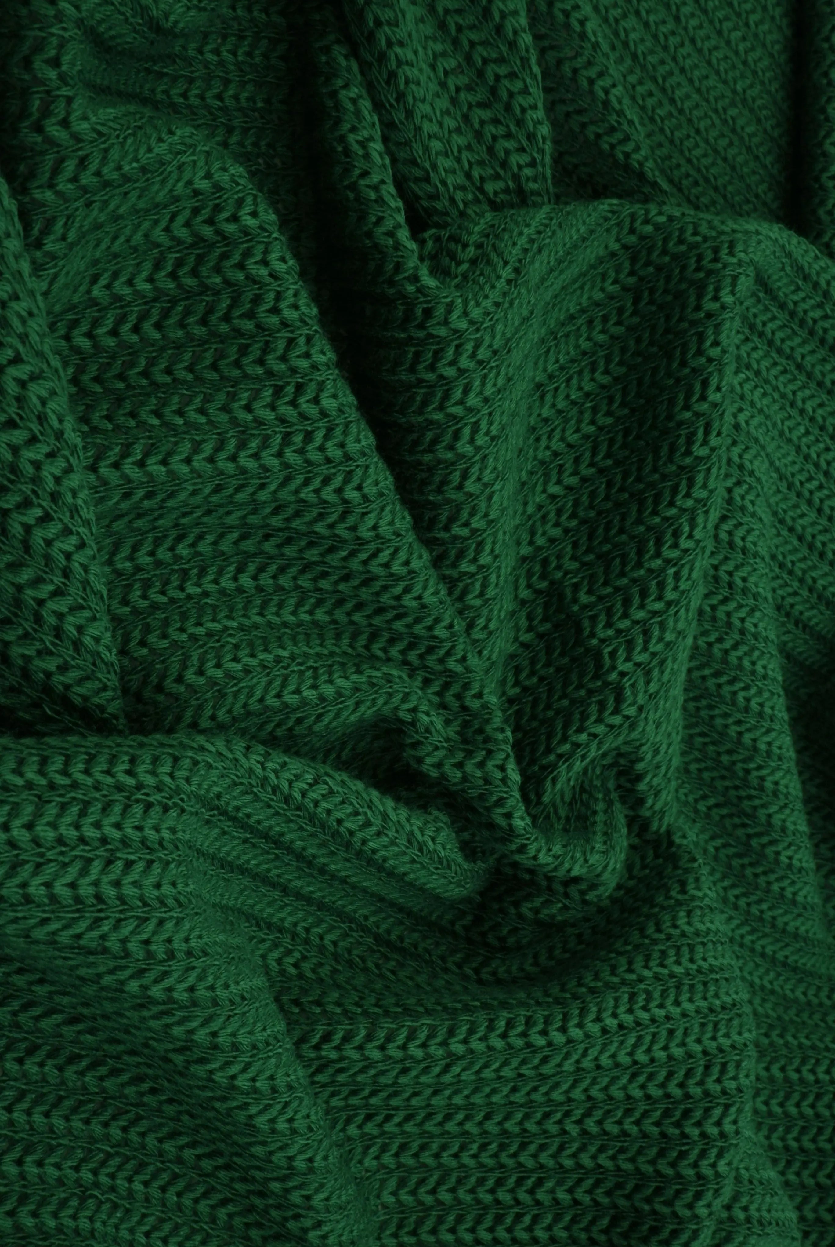 JACQ-4541 HUNTER GREEN BOTTOMS DRESS GEOMETRIC GREEN JACQUARD KNIT LIVERPOOL OUTERWEAR PANTS POLYESTER RAYON SKIRTS SOLID SPANDEX STRETCH SWEATER TOPS