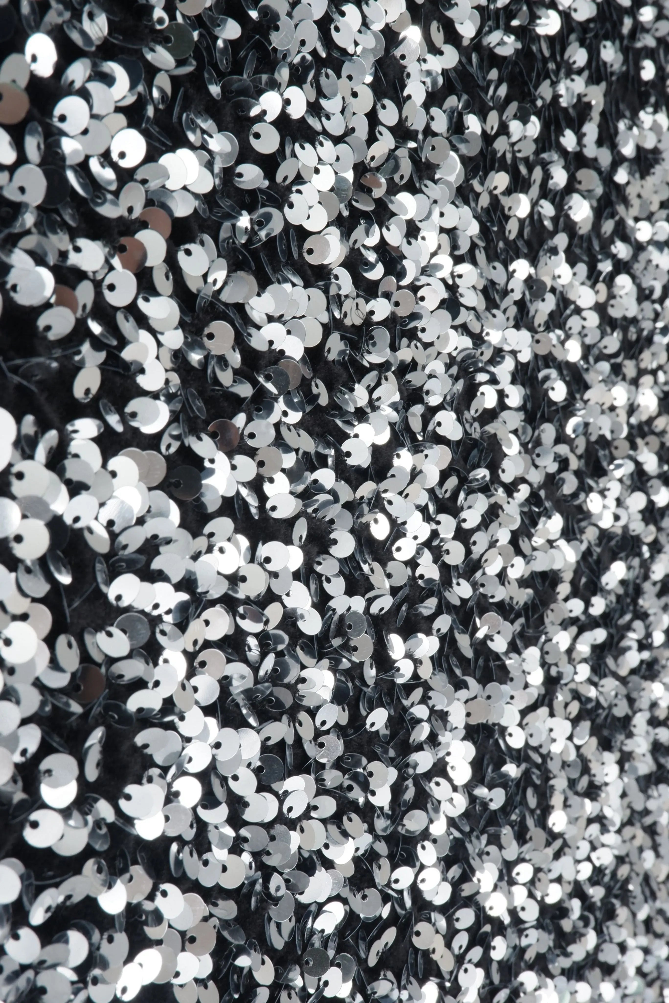 Velvet Sequin Stretch Fabric - KNT4545