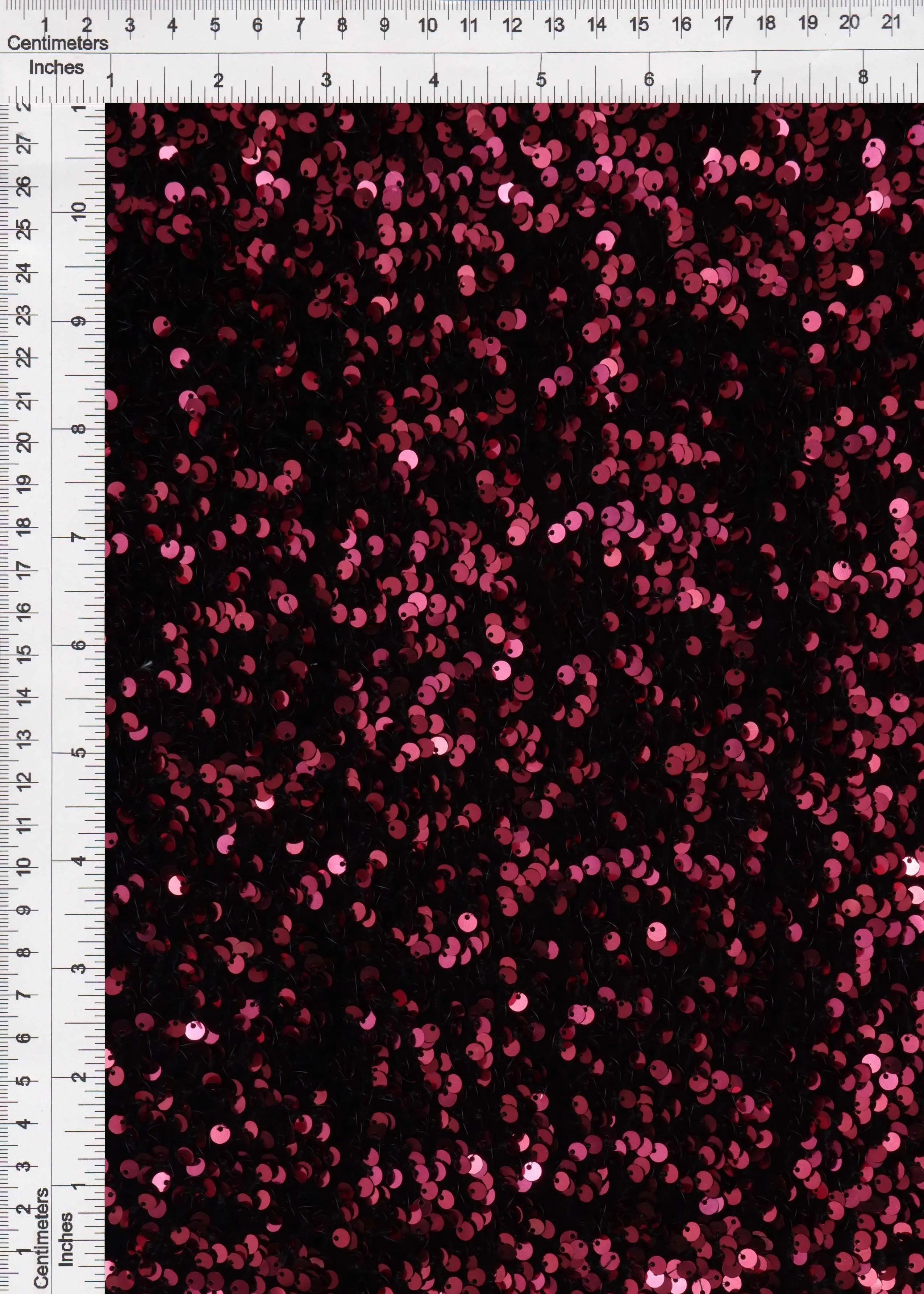 Velvet Sequin Stretch Fabric - KNT4545