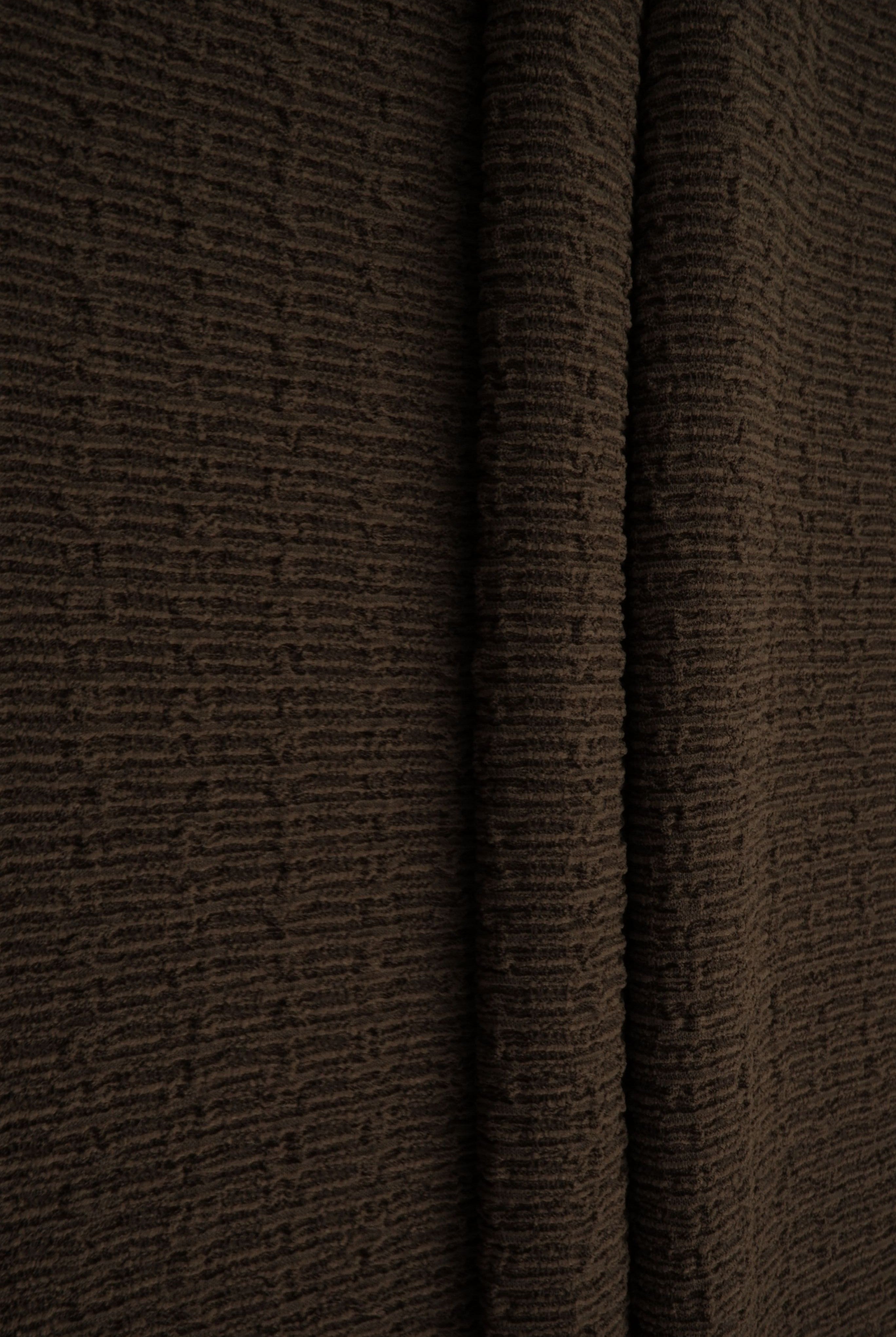 CRP4473 BROWN ACTIVEWEAR BODYSUIT BOTTOMS CREPE DRESS JERSEY NO-PRINT POLYESTER SOLID SPANDEX WOVEN