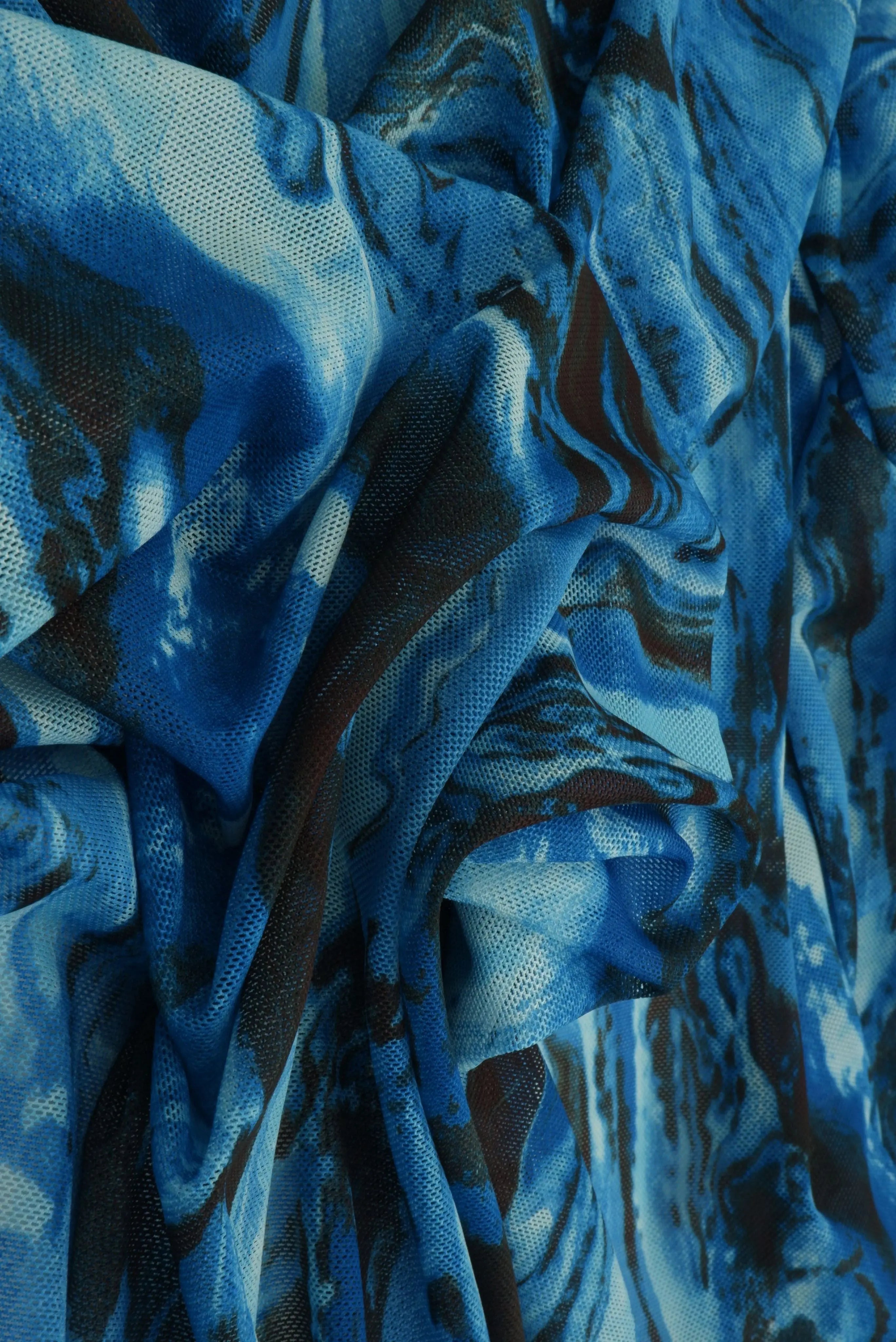 Abstract Digital Mesh Stretch Fabric - MESH-MS11251D