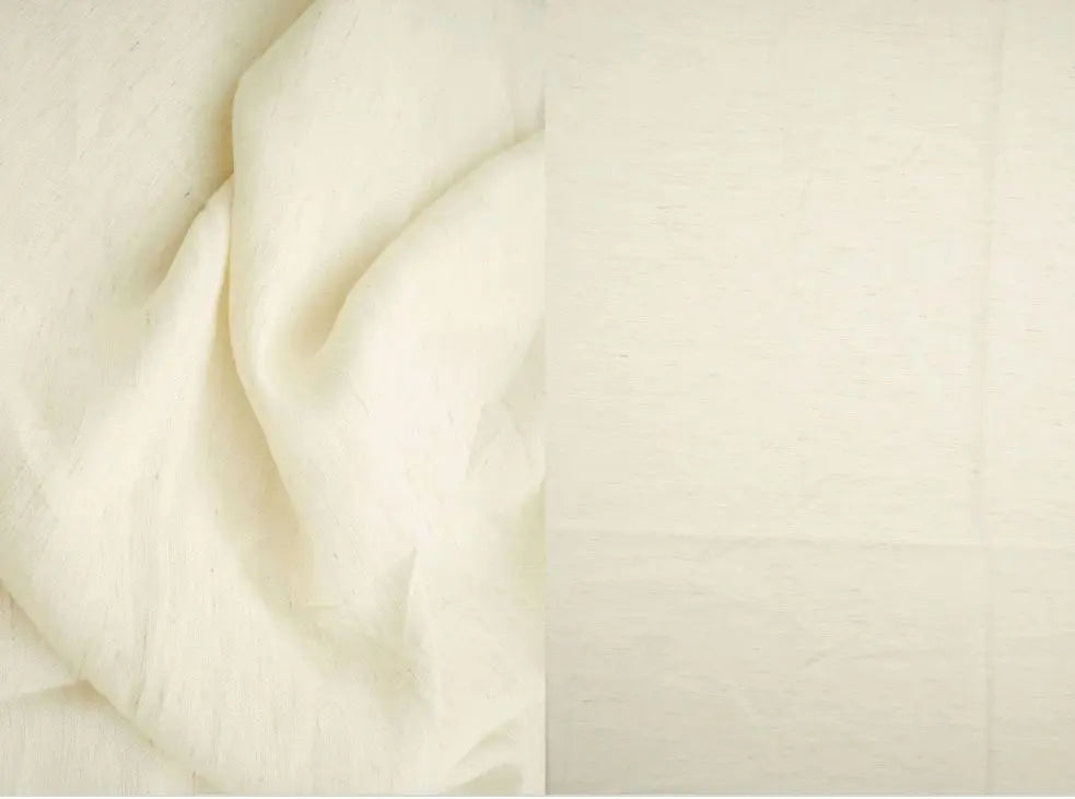 Solid Linen Rayon Nylon Twill Woven Fabric - LIN-4552