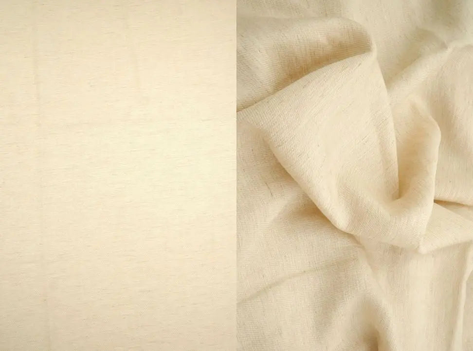 Solid Linen Rayon Nylon Twill Woven Fabric - LIN-4552