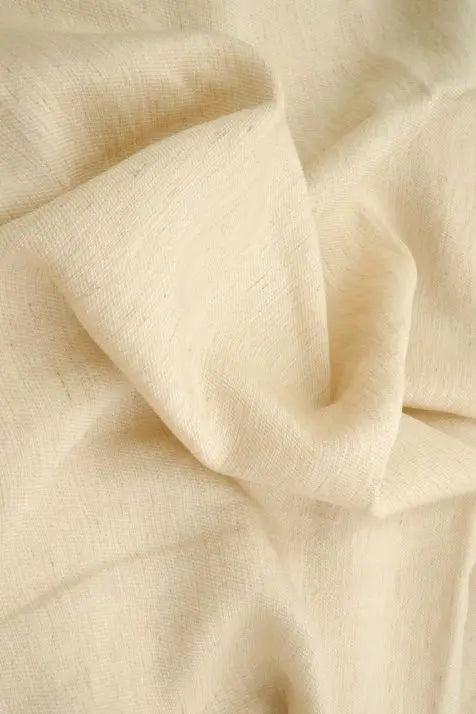 Solid Linen Rayon Nylon Twill Woven Fabric - LIN-4552