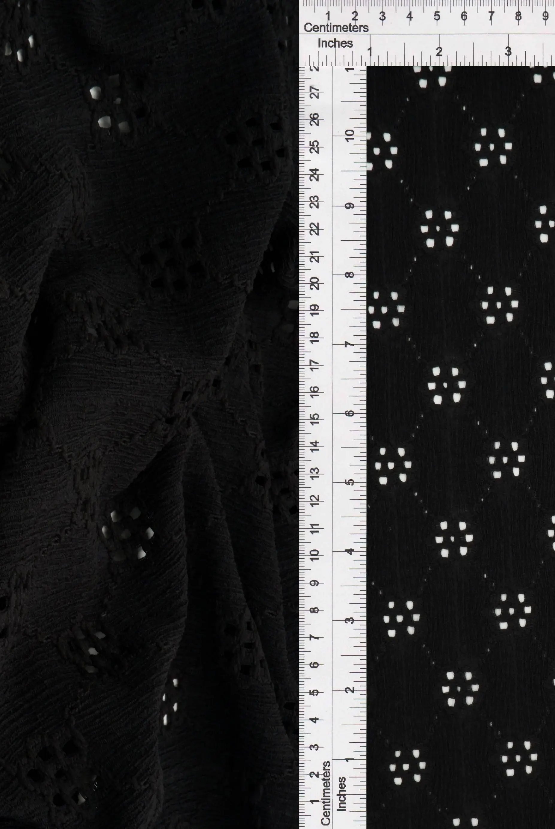 LACE4556 JET BLACK BLOUSE BOTTOMS CAMI DRESS EYELET FLORAL GEO FLOWER LACE OUTERWEAR PANTS POLYESTER SKIRTS SOLID SPANDEX T-SHIRT TOPS TUNICS