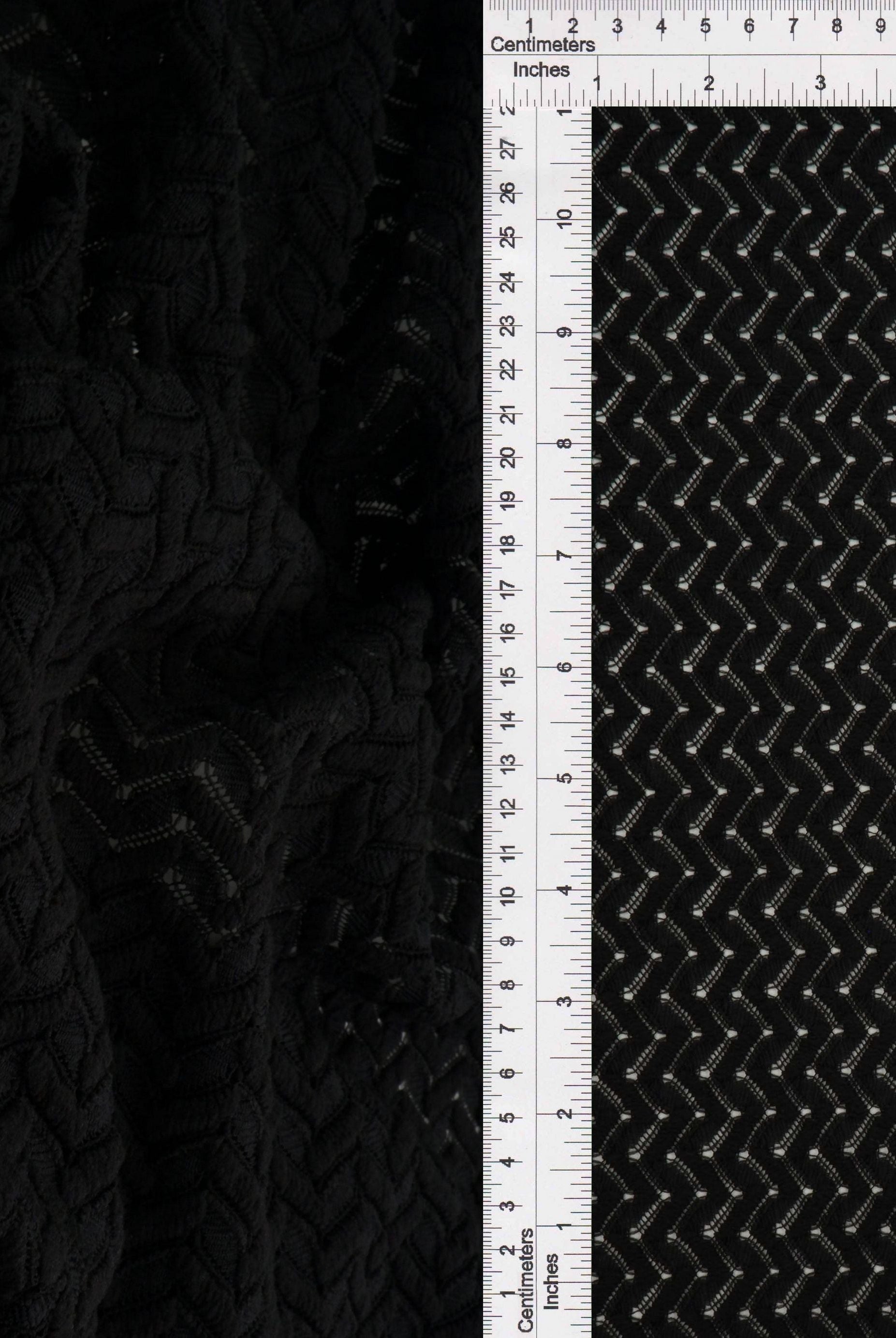 Crochet Lace Stretch Fabric - LACE4557