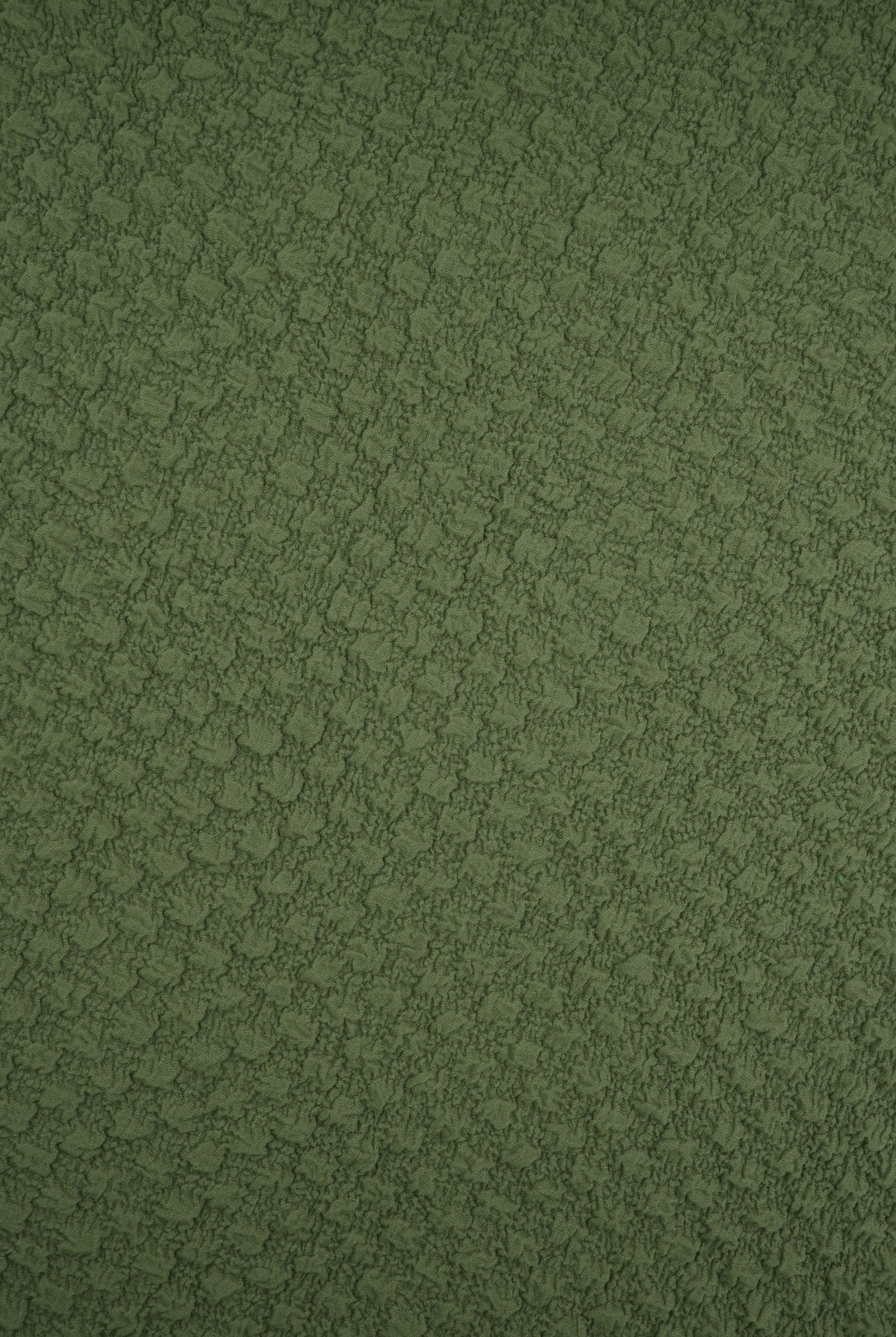 JACQ-4477 OLIVE VINTAGE BOTTOMS DRESS GEOMETRIC JACQUARD KNIT LIVERPOOL NO-PRINT OUTERWEAR PANTS POLYESTER SKIRTS SOLID SPANDEX STRETCH SWEATER TOPS