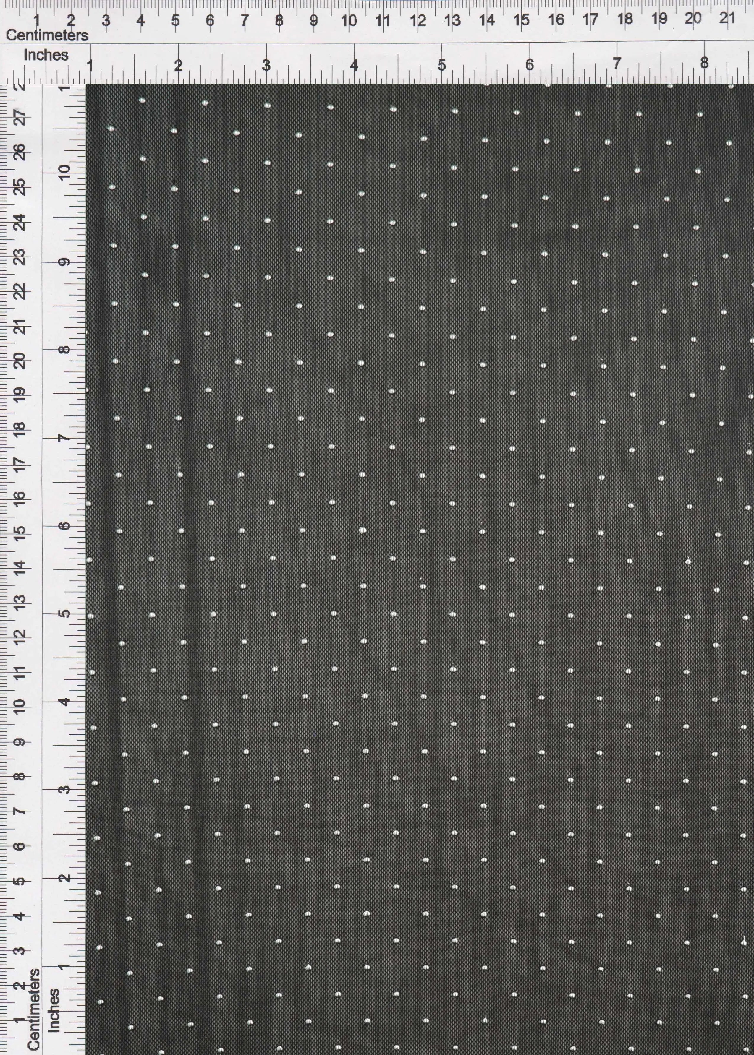 Foil Dot Stretch Mesh Fabric - MESH-4600