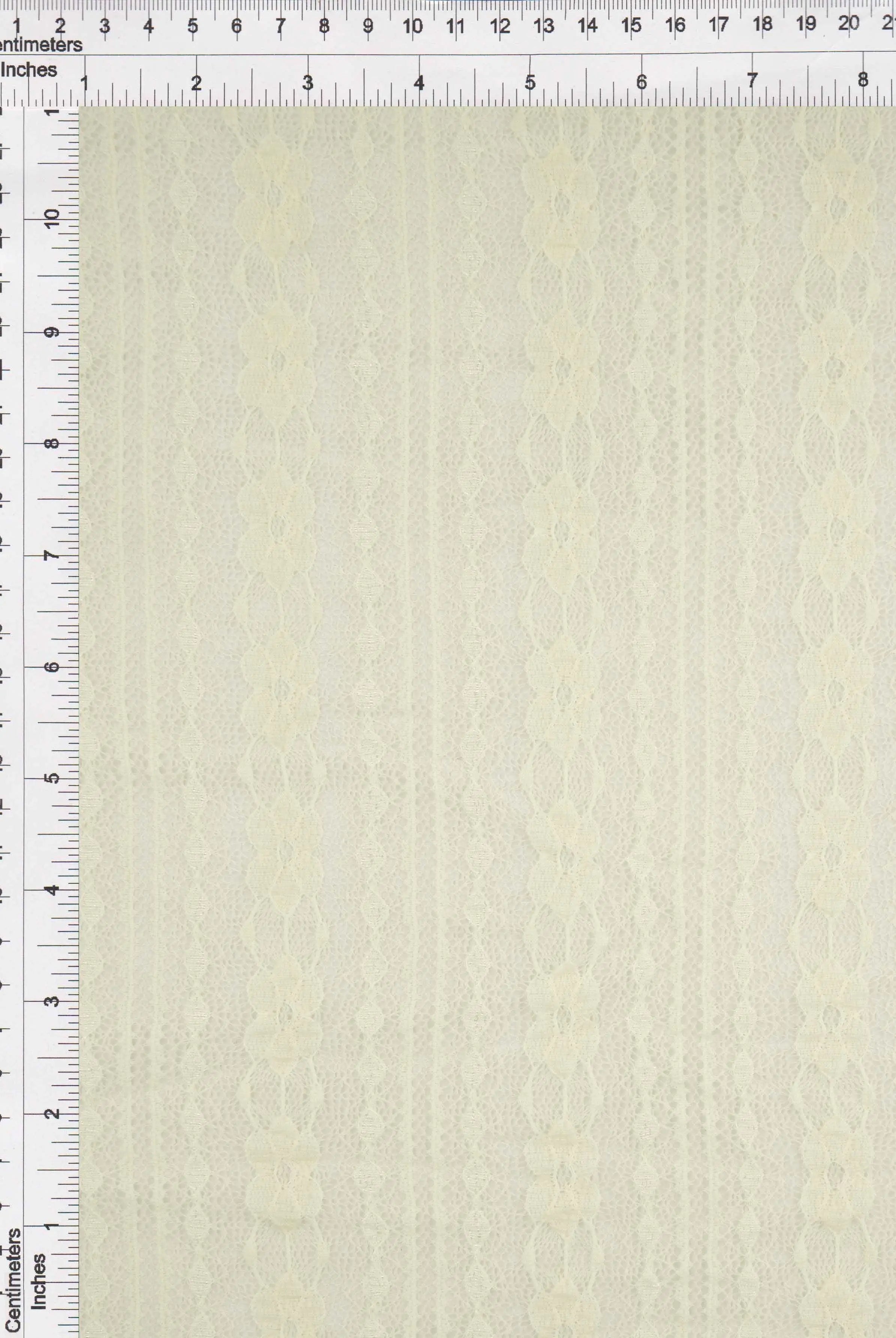 KNC-33537 IVORY BLOUSE DRESS FLOWER IVORY KNIT LACE NYLON SOLID SPANDEX TEXTURE TUNICS