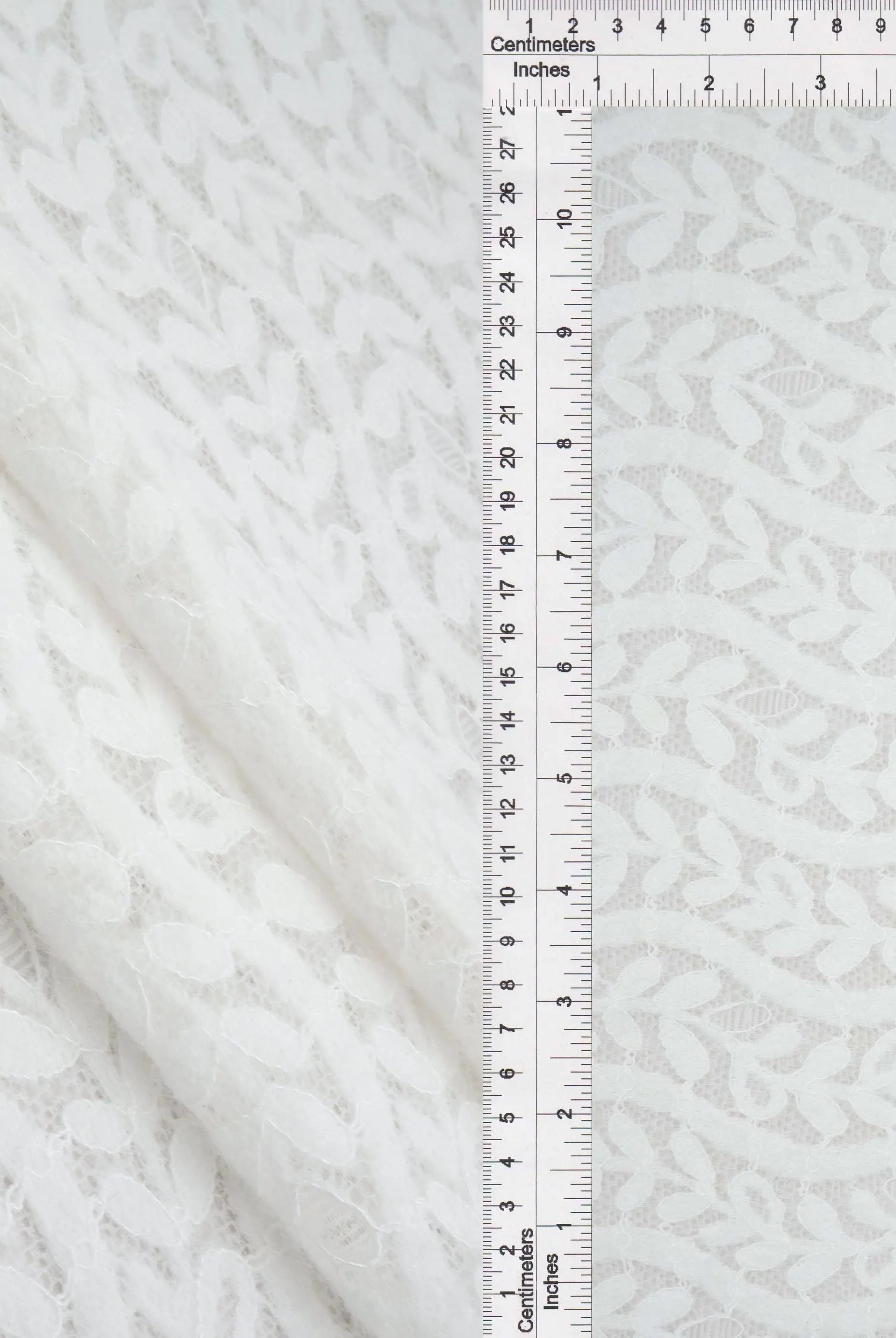 KNC-33538 WHITE BLOUSE DRESS KNIT LACE LEAF NYLON SOLID SPANDEX TEXTURE TUNICS WHITE