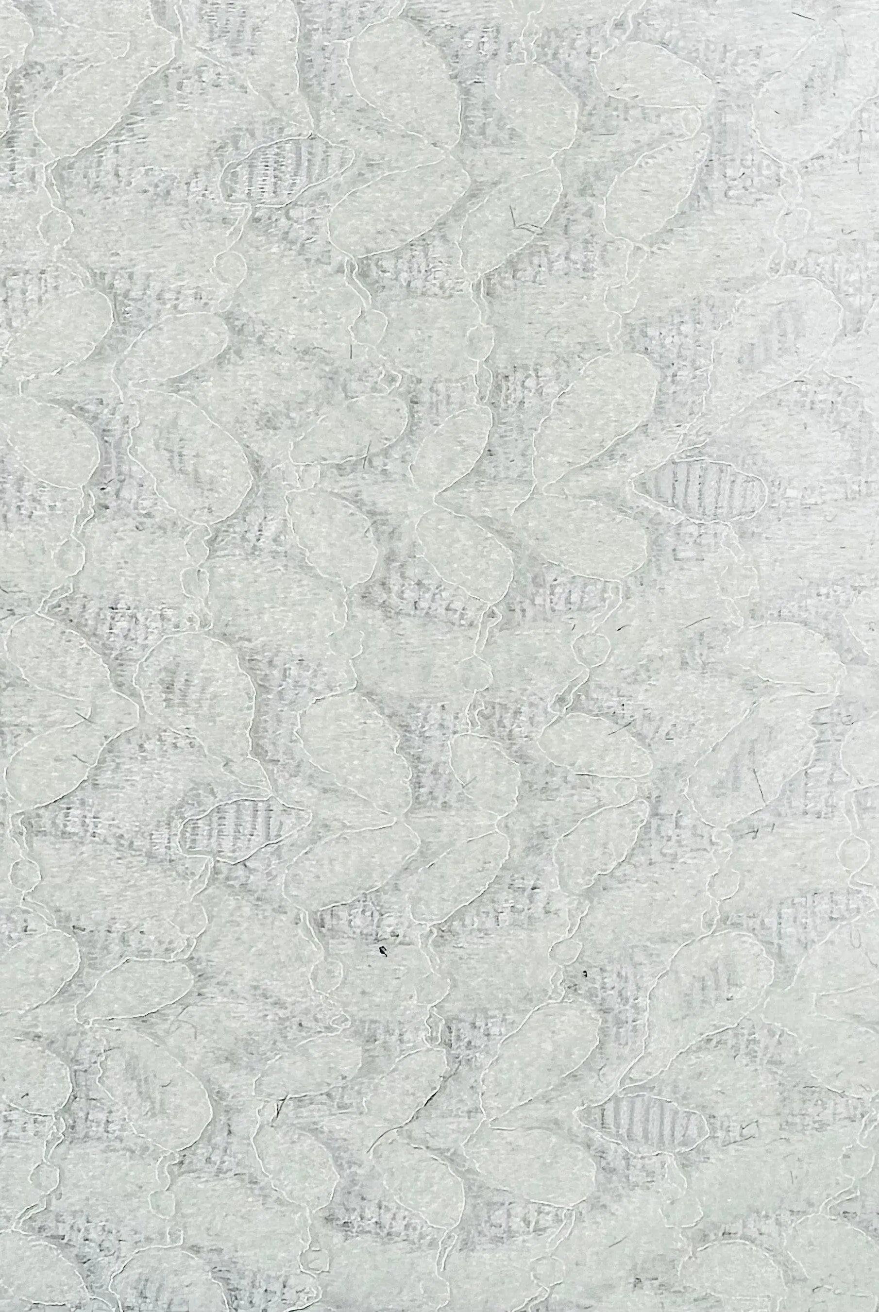 KNC-33538 WHITE BLOUSE DRESS KNIT LACE LEAF NYLON SOLID SPANDEX TEXTURE TUNICS WHITE