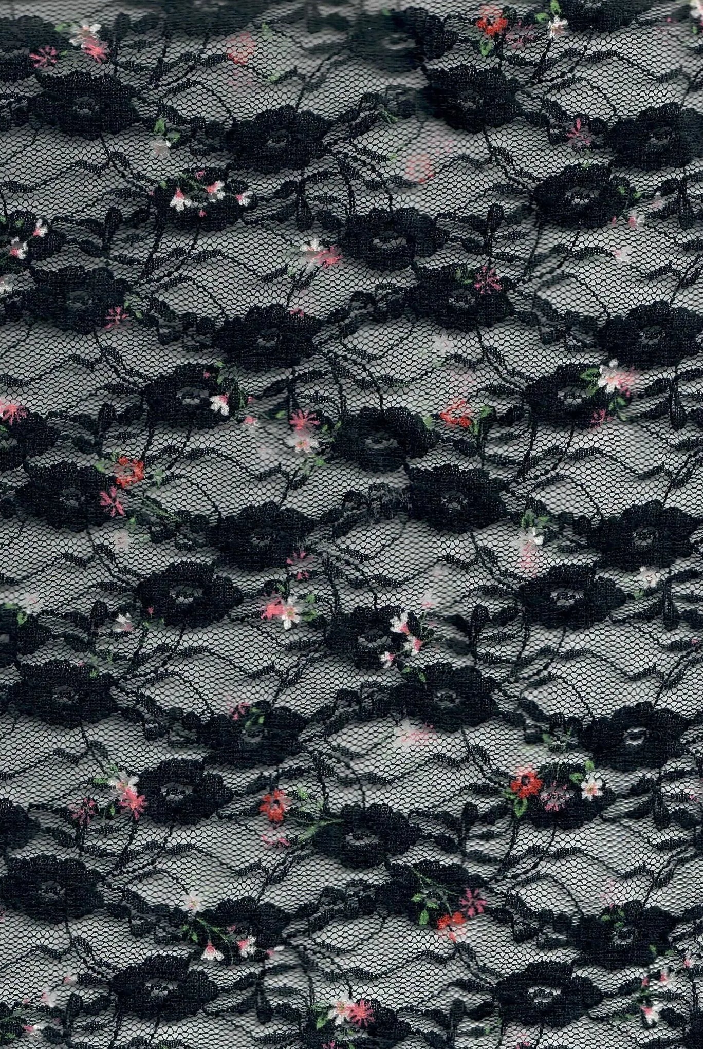 LACE4481-M11371 BLACK BODYSUIT BOTTOMS DIGITAL PRINT DITSY DRESS LACE LOUNGEWEAR POLYESTER SKIRTS SPANDEX T-SHIRT TOPS TUNICS