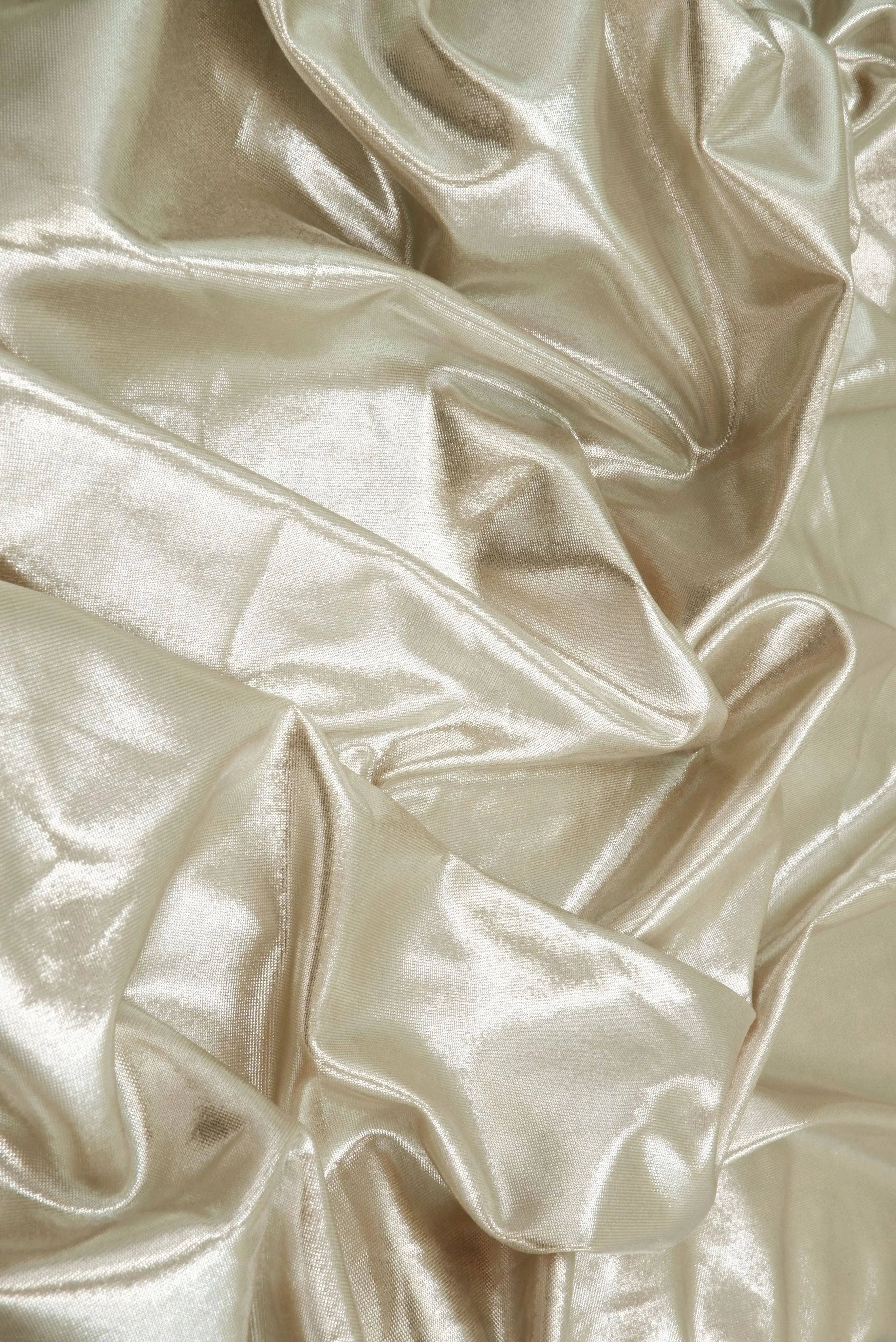 KNT4485 STONE/SILVER BODYSUIT BOTTOMS DRESS FDY FOIL KNIT NO-PRINT POLYESTER SOLID SPANDEX STRETCH