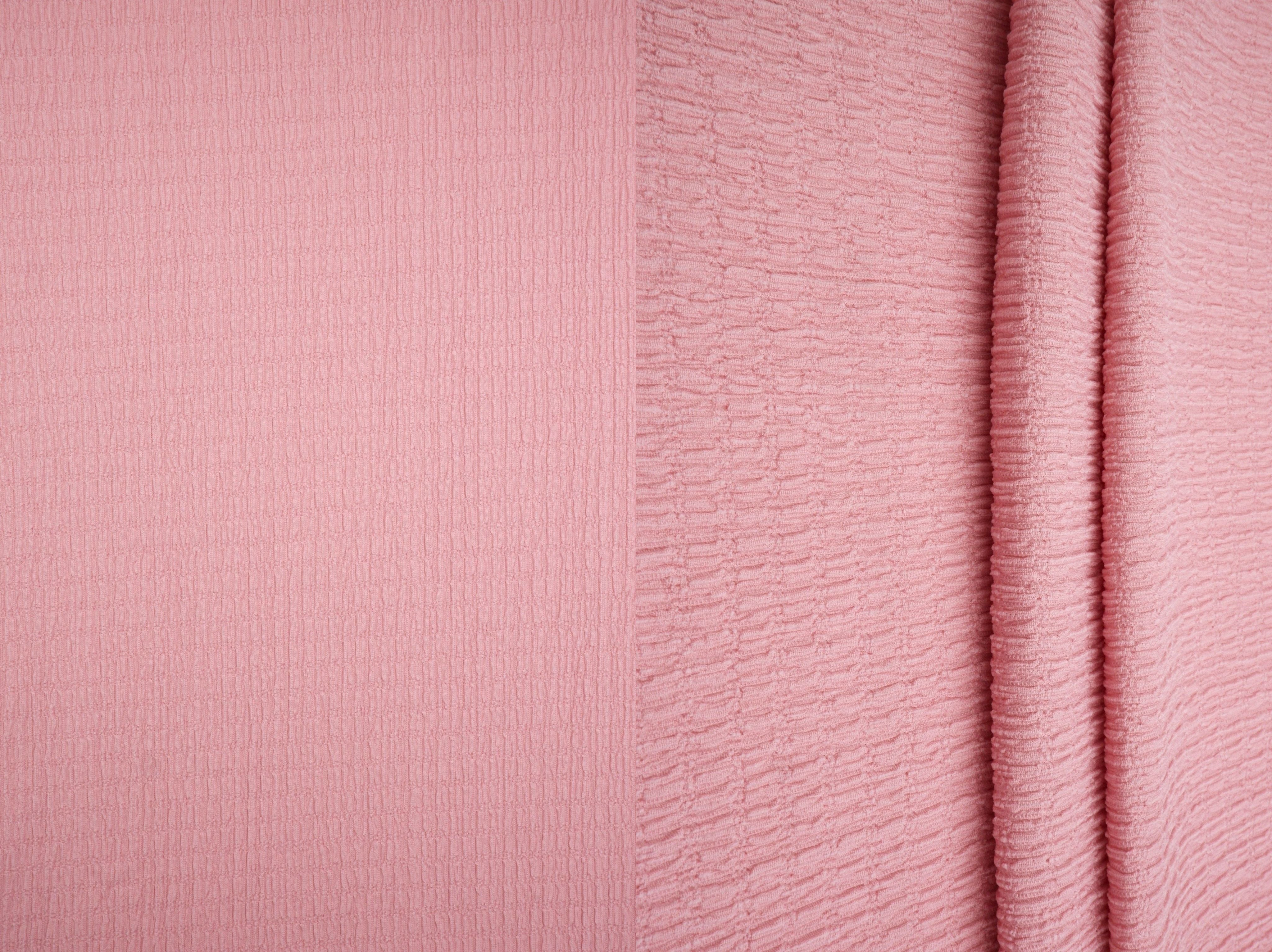 Crinkle Jersey Solid Knit Fabric - KNT4455