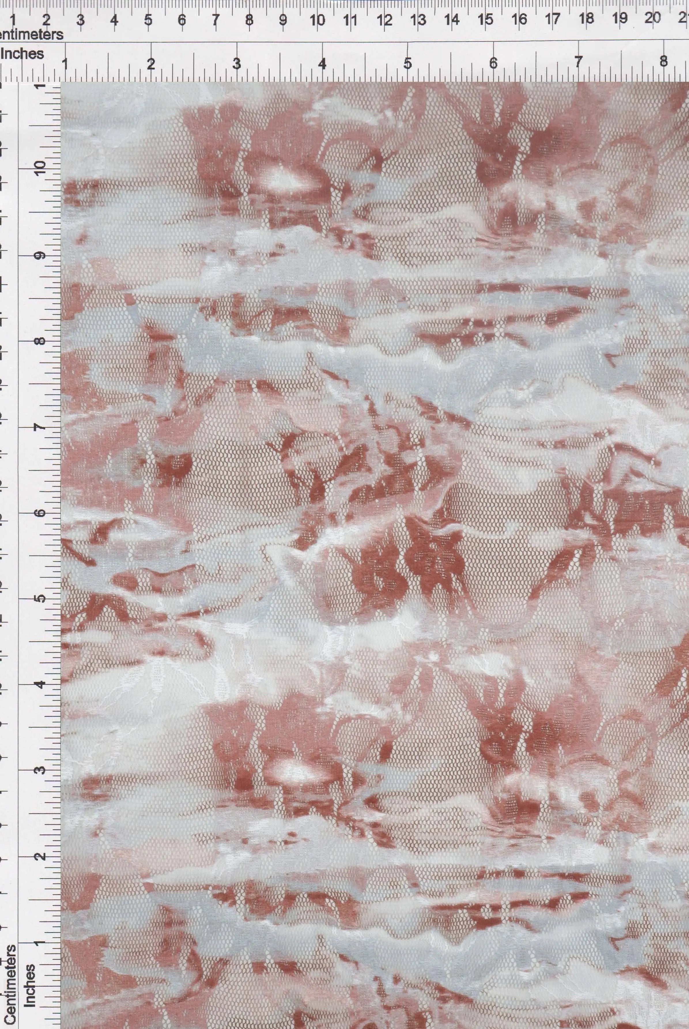 LACE1483-M11251 BROWN ABSTRACT BLOUSE BODYSUIT CAMI DIGITAL PRINT DRESS LACE POLYESTER SKIRTS SPANDEX TOPS TUNICS