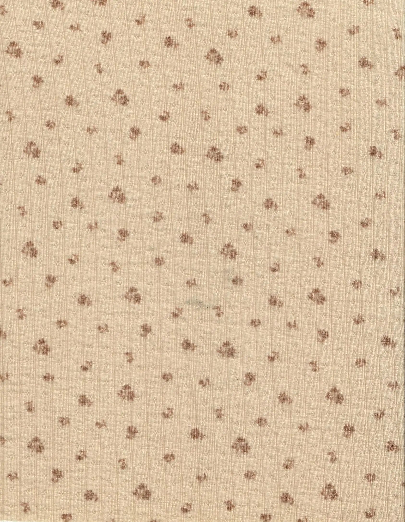Ditsy Print Cotton Style Pointelle Knit Fabric - KNT4606-MS11366