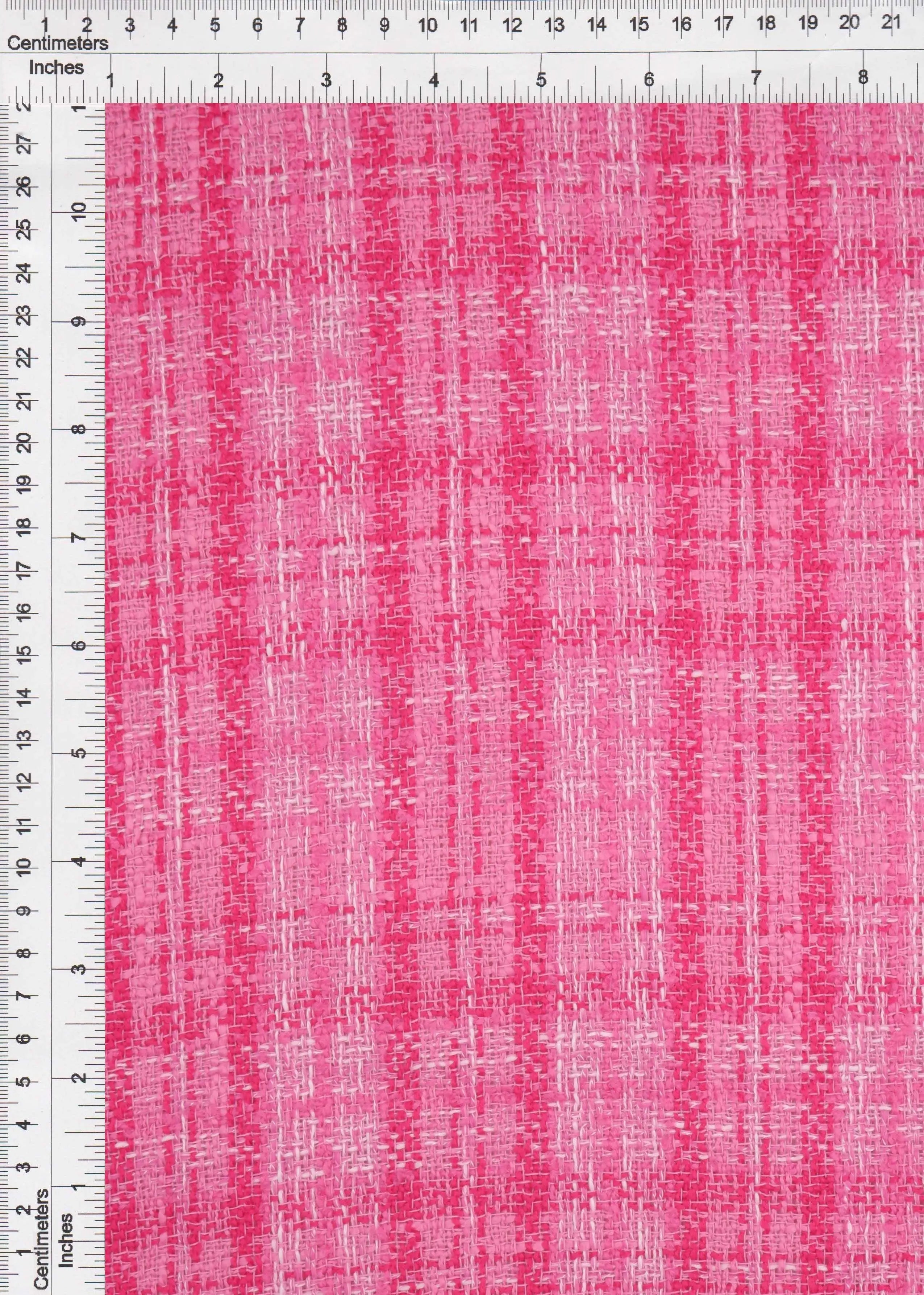 BOUCLE-33567 PINK CAMI DRESS KNIT OUTERWEAR PINK PLAID POLYESTER SOLID TEXTURE TOPS
