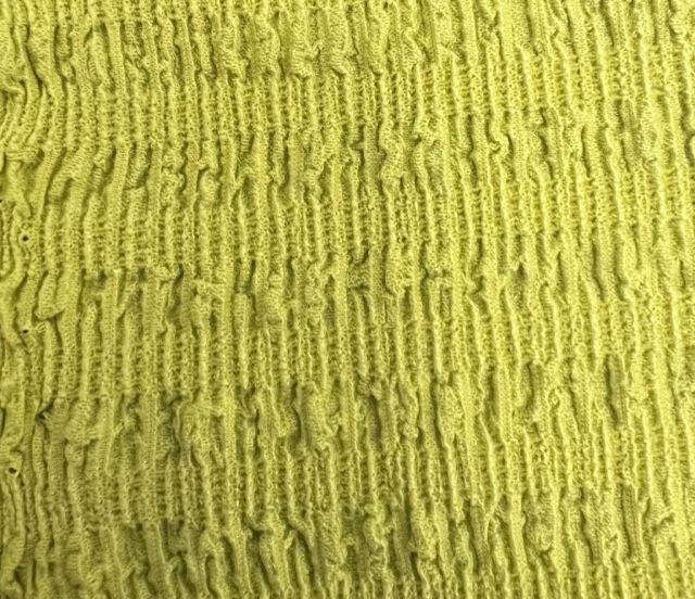 CRP4473 CHARTREUSE ACTIVEWEAR BODYSUIT BOTTOMS CREPE DRESS JERSEY NO-PRINT POLYESTER SOLID SPANDEX WOVEN