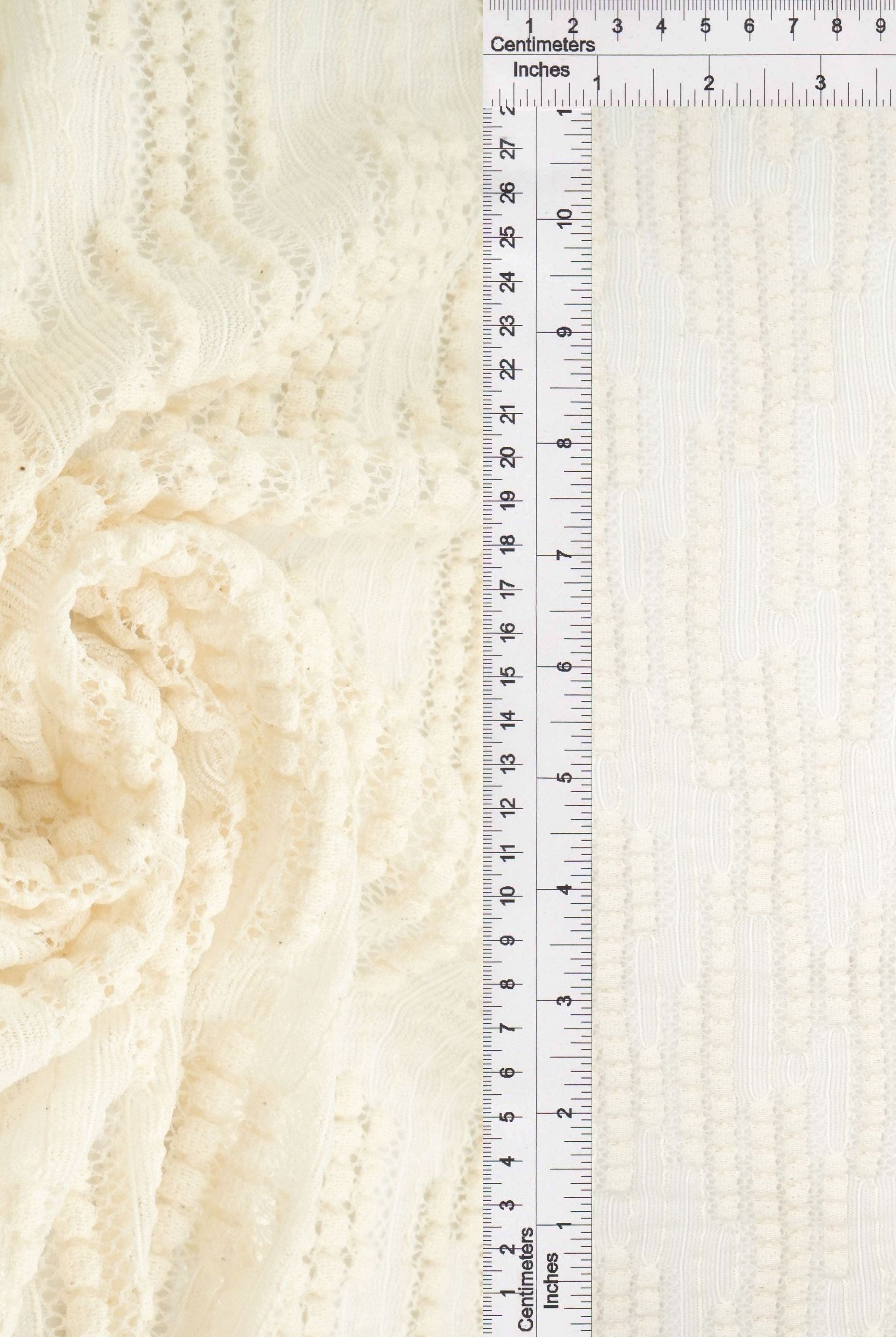 Solid Bubble Lace Fabric - LACE4608