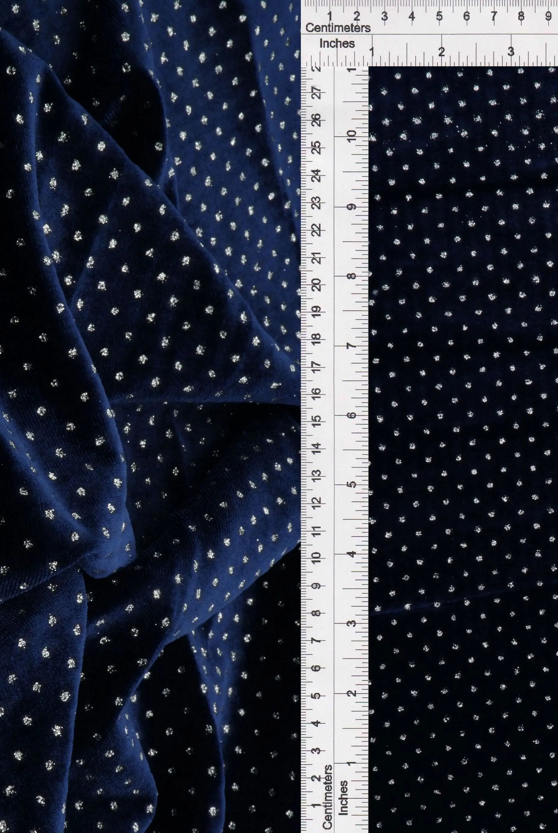 KNT4610 NAVY BLOUSE BODYSUIT BOTTOMS DOT DRESS GLITTER KNIT NO-PRINT PANTS POLYESTER SKIRTS SOLID SPANDEX STRETCH TOPS VELVET