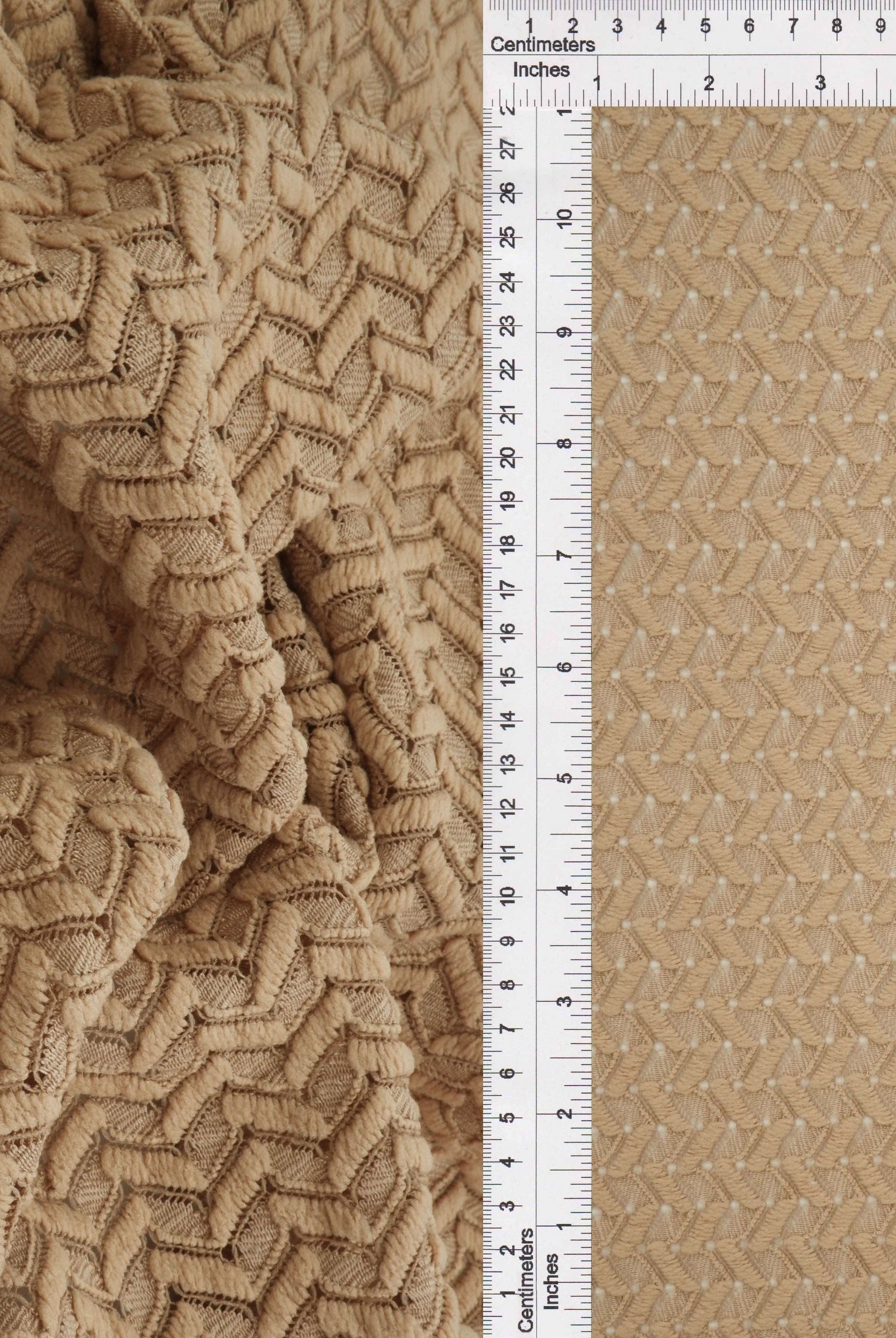 Crochet Lace Stretch Fabric - LACE4557