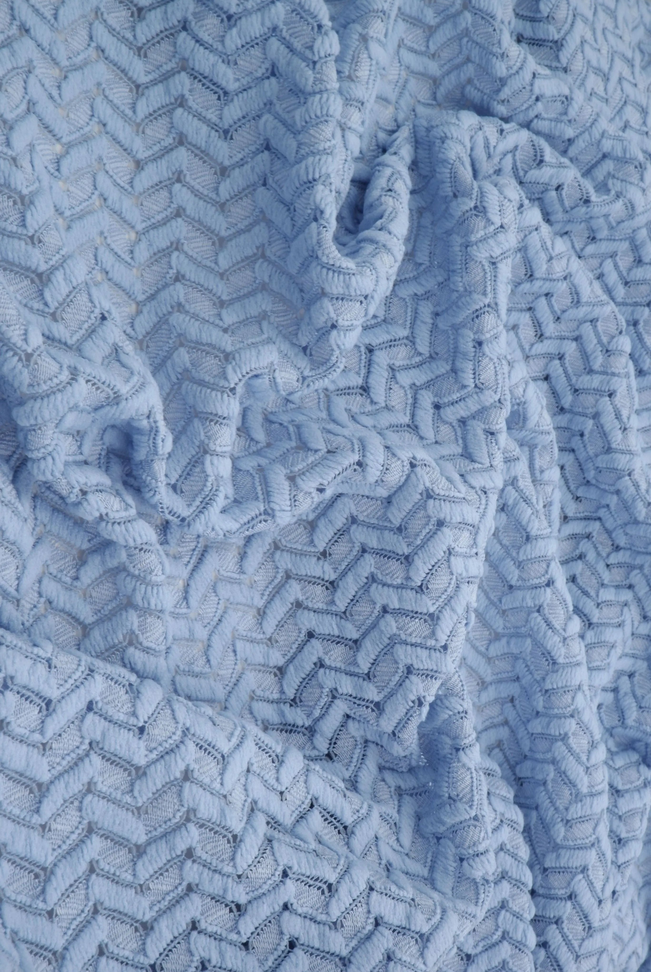 LACE4557 BLUE POWDER BLOUSE BODYSUIT BOTTOMS CAMI CROCHET DRESS LACE LOUNGEWEAR NO-PRINT POLYESTER SOLID SPANDEX T-SHIRT TOPS TUNICS