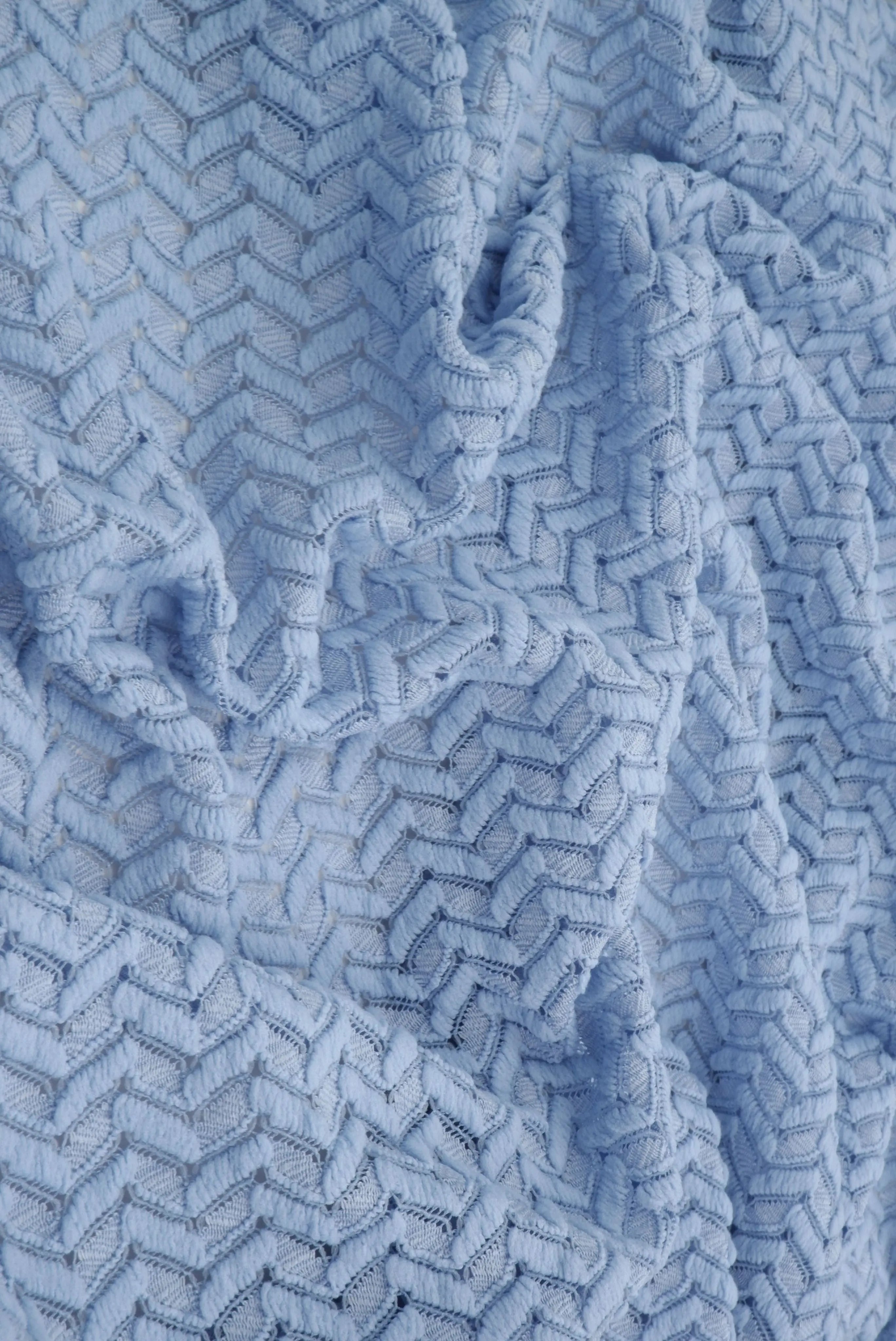 LACE4557 BLUE POWDER BLOUSE BODYSUIT BOTTOMS CAMI CROCHET DRESS LACE LOUNGEWEAR NO-PRINT POLYESTER SOLID SPANDEX T-SHIRT TOPS TUNICS