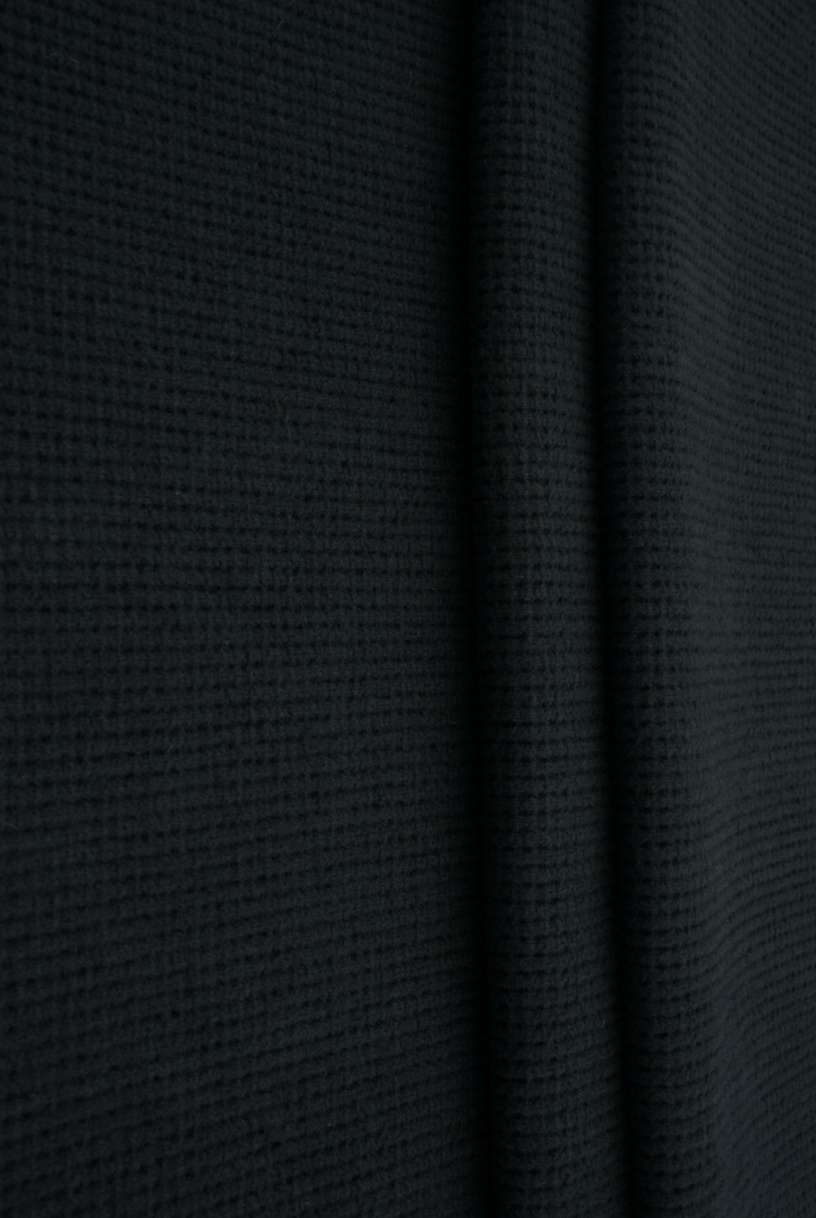 Solid Fleece Waffle Knit Fabric - KNT4612