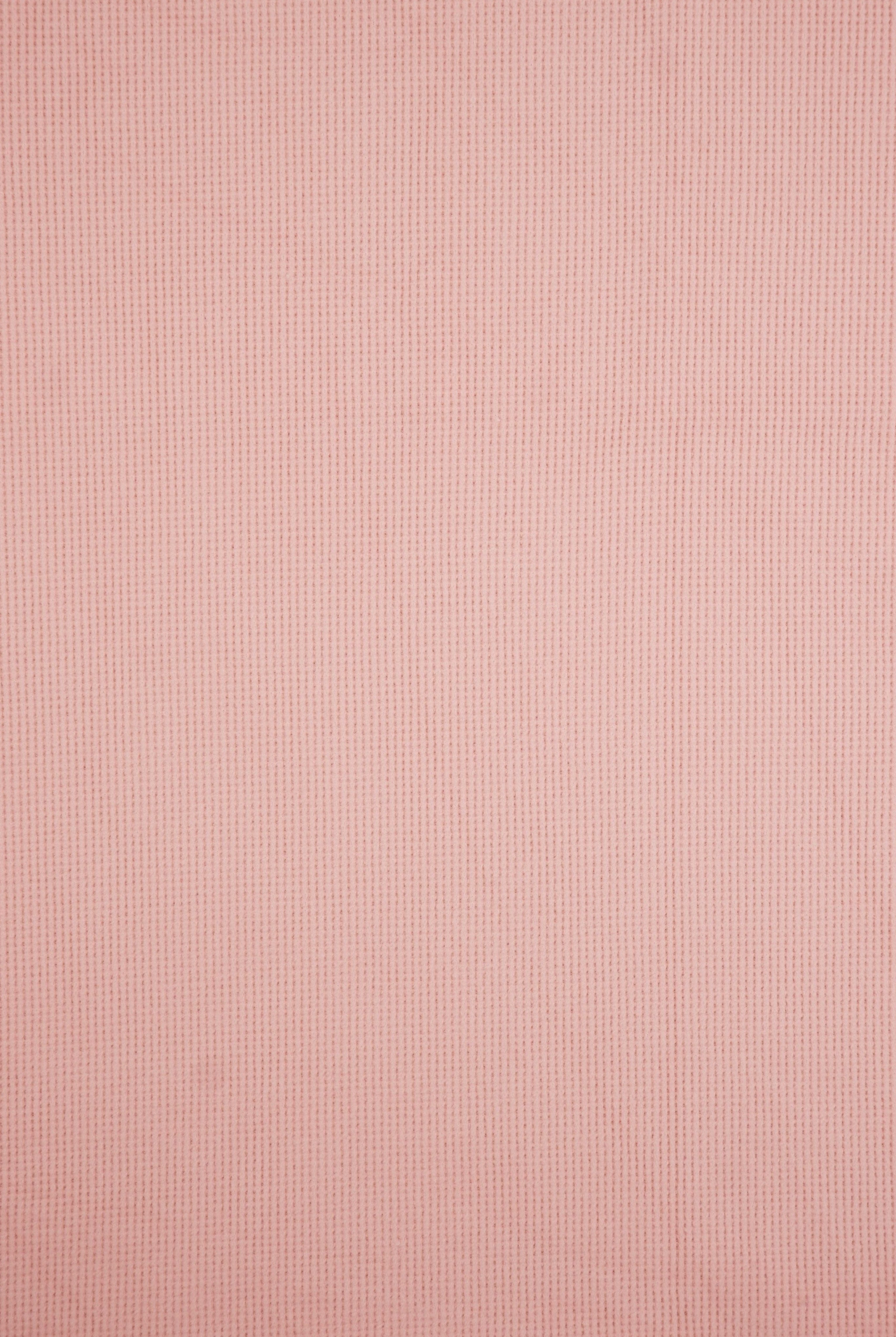 Solid Fleece Waffle Knit Fabric - KNT4612