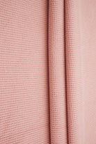 KNT4612 PINK LT. BOTTOMS KNIT NO-PRINT PANTS SKIRTS SOLID-B STRETCH SWEATER SWEATSHIRT TOPS TUNICS WAFFLE