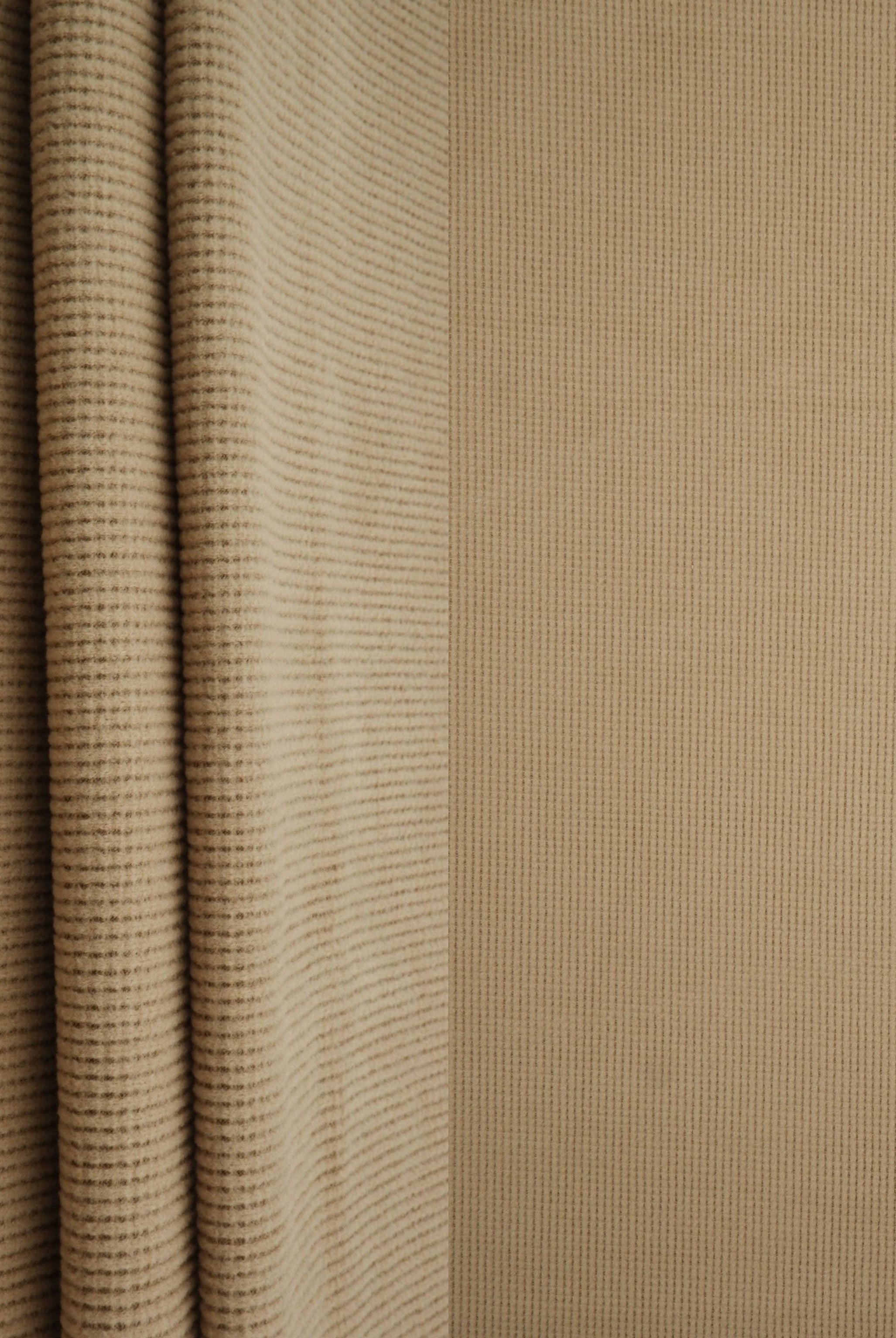 Solid Fleece Waffle Knit Fabric - KNT4612