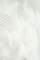 KNT4190 IVORY ACTIVEWEAR BOTTOMS CAMI DRESS KNIT LOUNGEWEAR NO-PRINT POLYESTER RAYON SOLID SPANDEX STRETCH SWEATER TOPS TUNICS WAFFLE