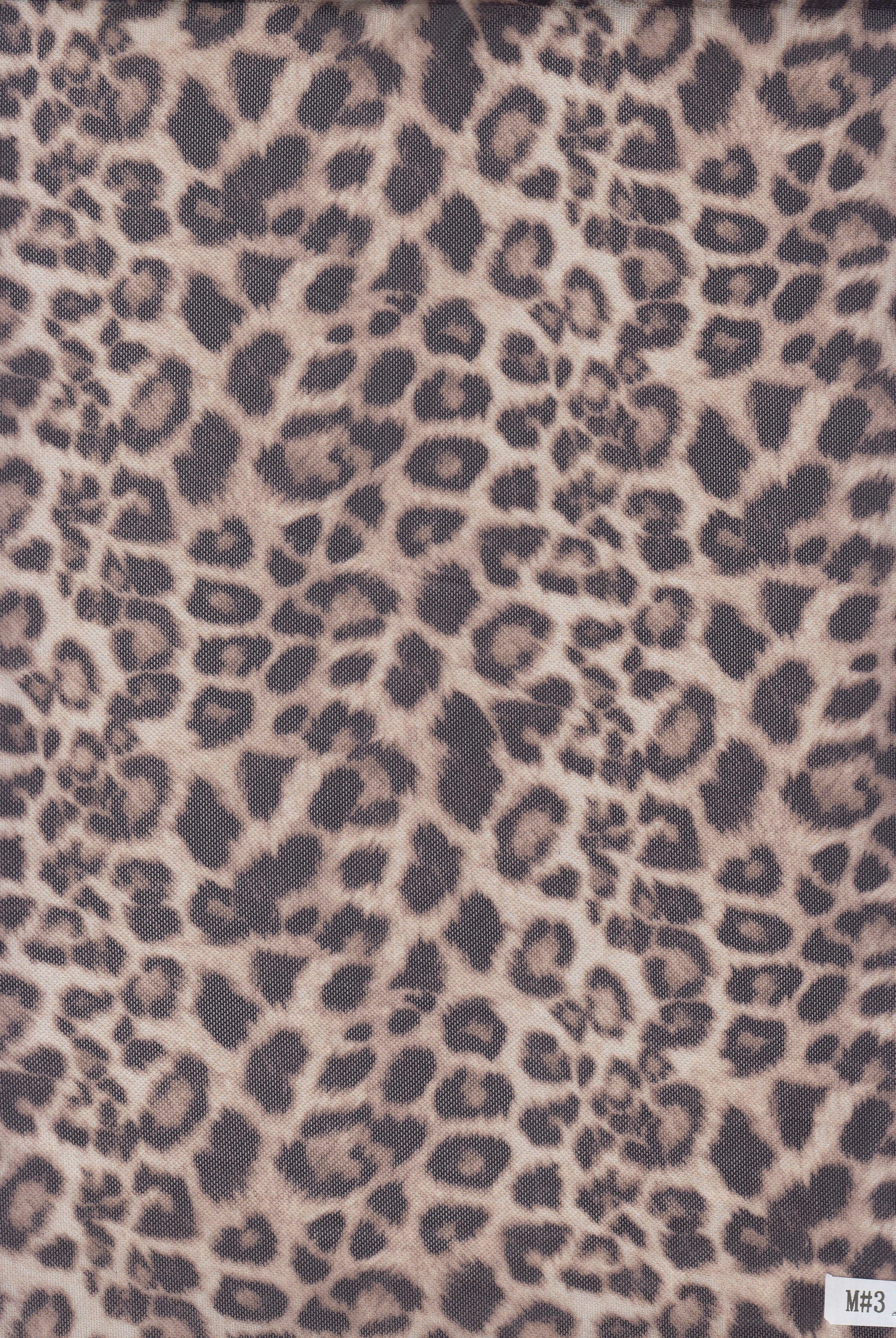 Animal Print Stretch Mesh Fabric - MESH-SE20351D