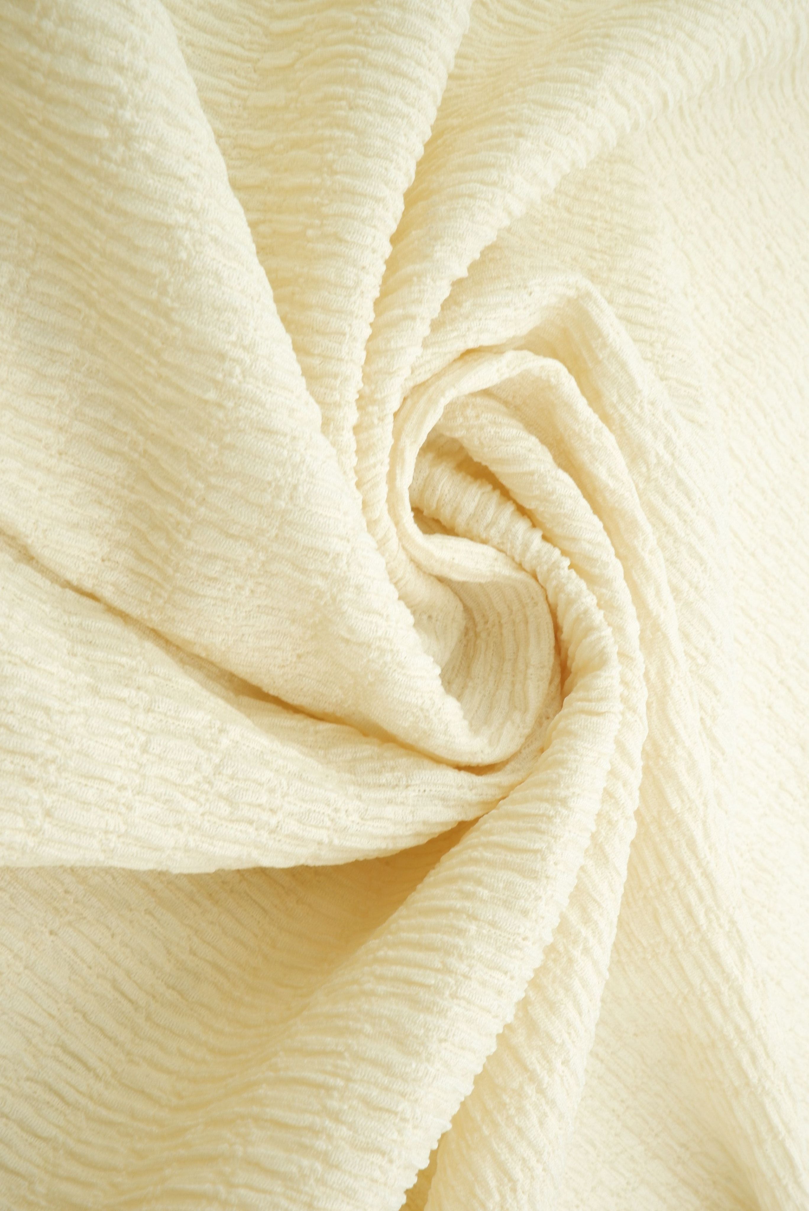 Crinkle Jersey Solid Knit Fabric - KNT4455