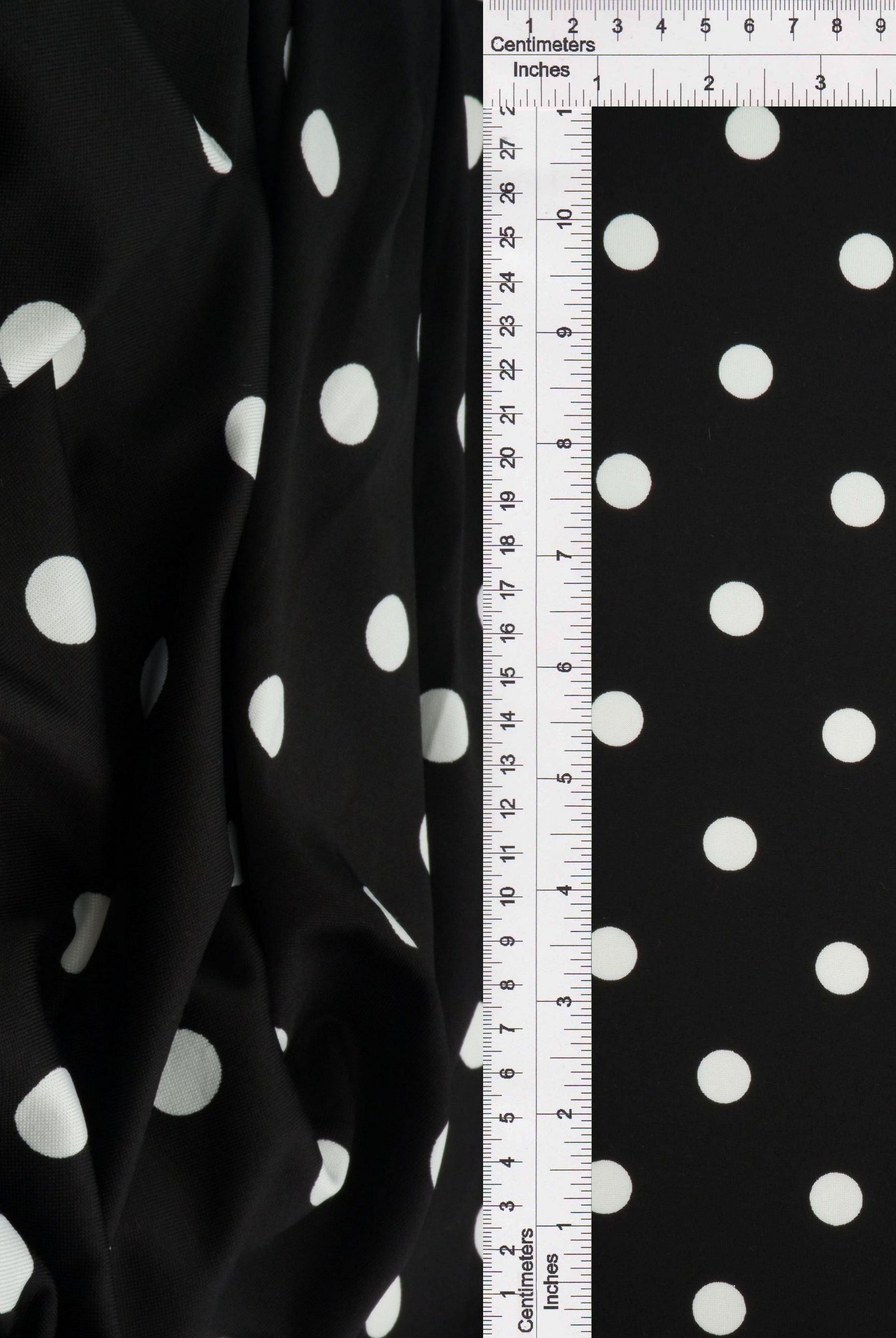 Polka Dot DTY Knit Fabric - KNT4498-SE90548