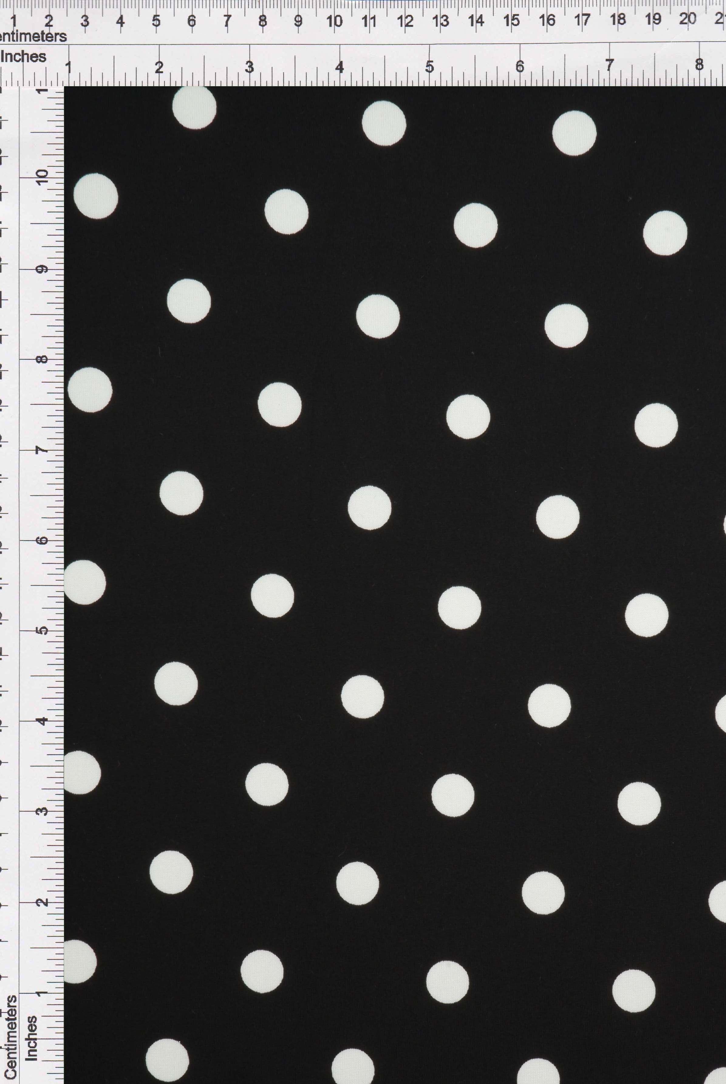 Polka Dot DTY Knit Fabric - KNT4498-SE90548