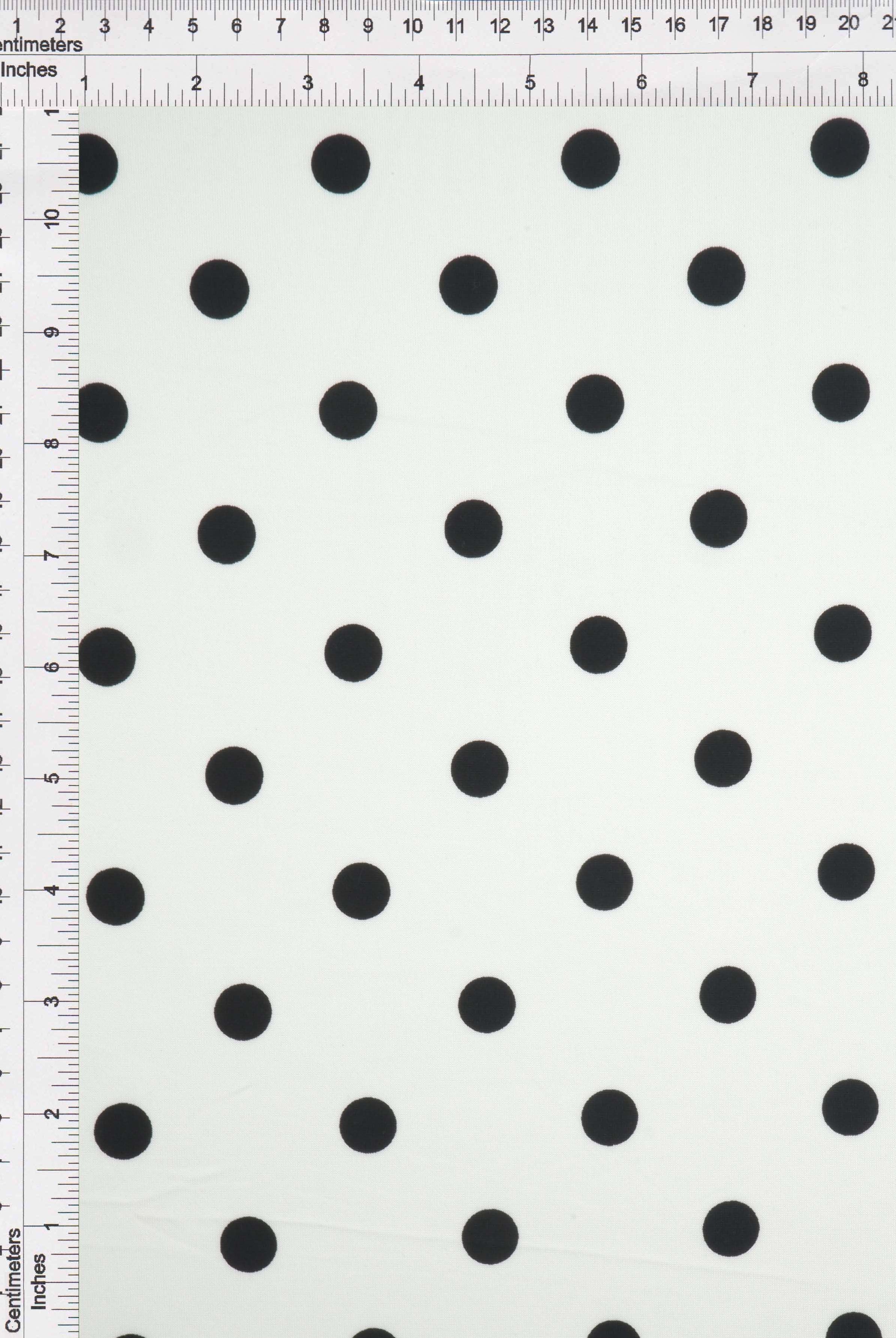 Polka Dot DTY Knit Fabric - KNT4498-SE90548