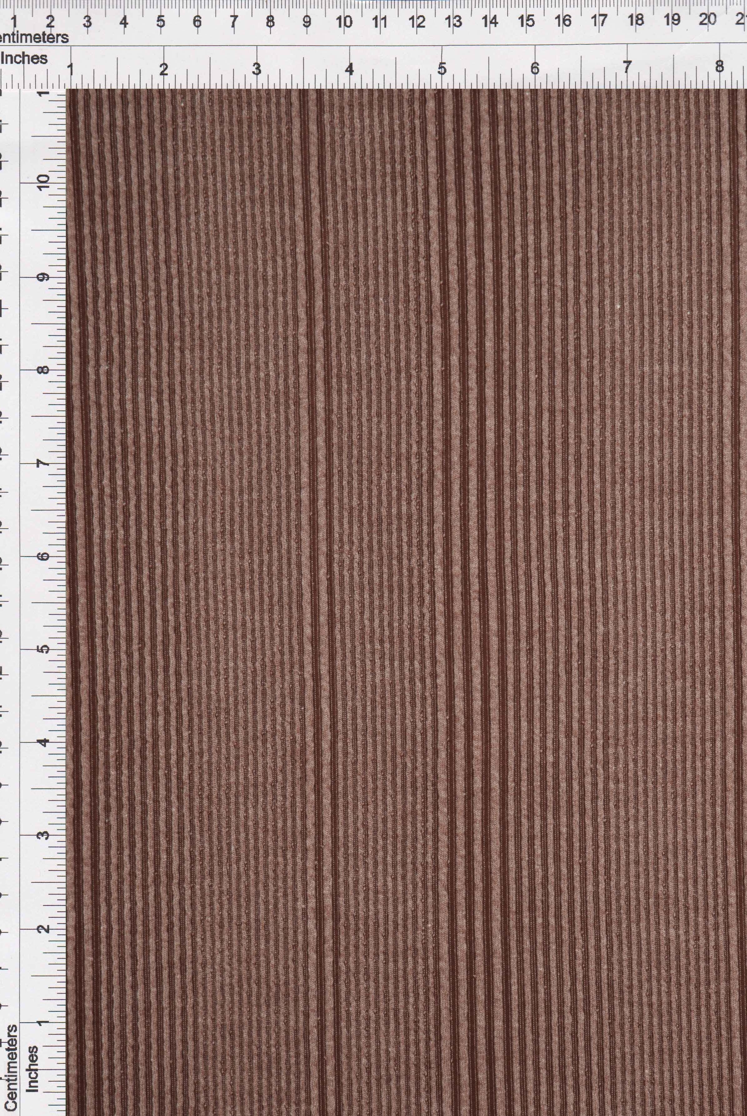 KNT4495 BROWN ACTIVEWEAR BODYSUIT BOTTOMS DRESS JACQUARD KNIT NO-PRINT POLYESTER RAYON RIB SOLID-B SPANDEX STRETCH SWEATER TOPS URBAN VARIEGATED