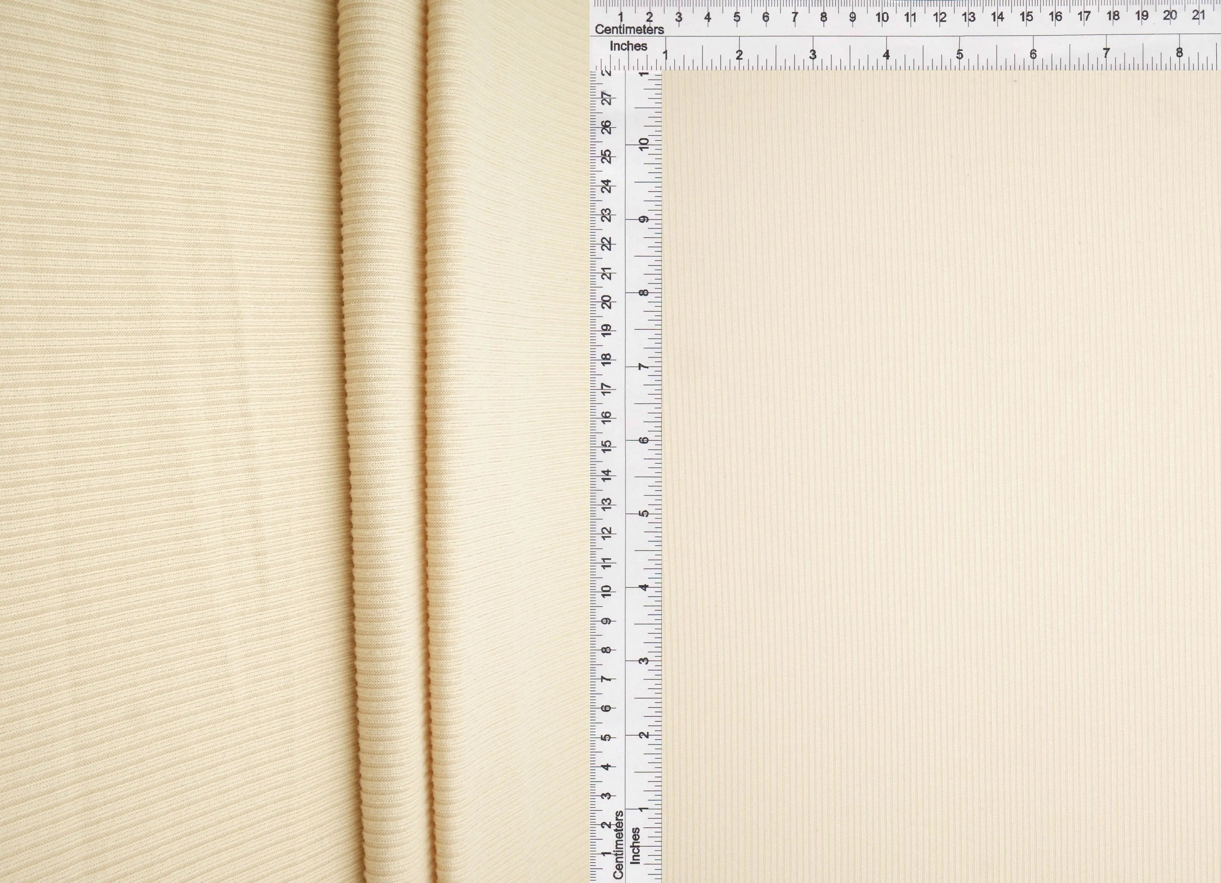 Rib Solid Stretch Knit Fabric - KNT4114