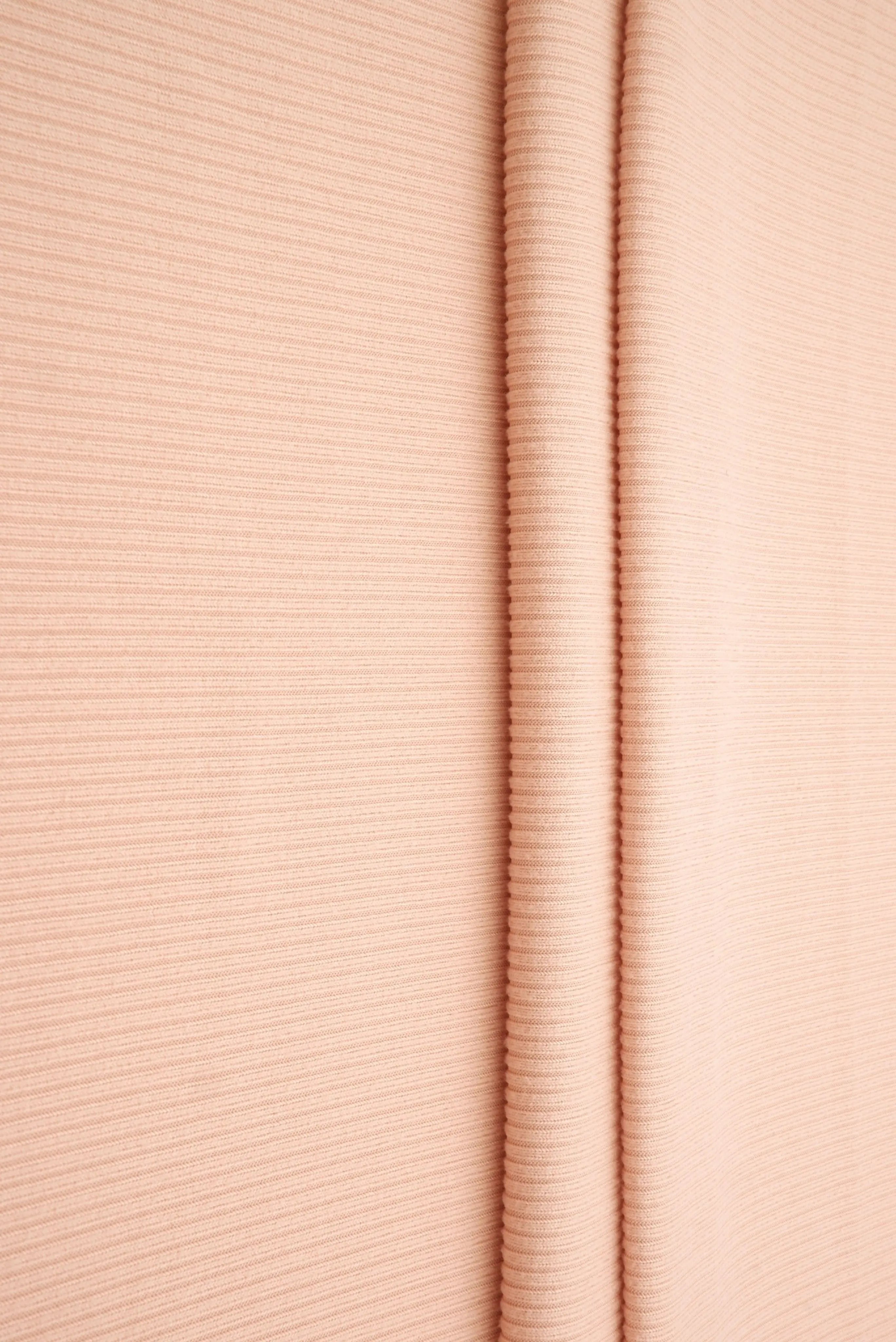 Rib Solid Stretch Knit Fabric - KNT4114