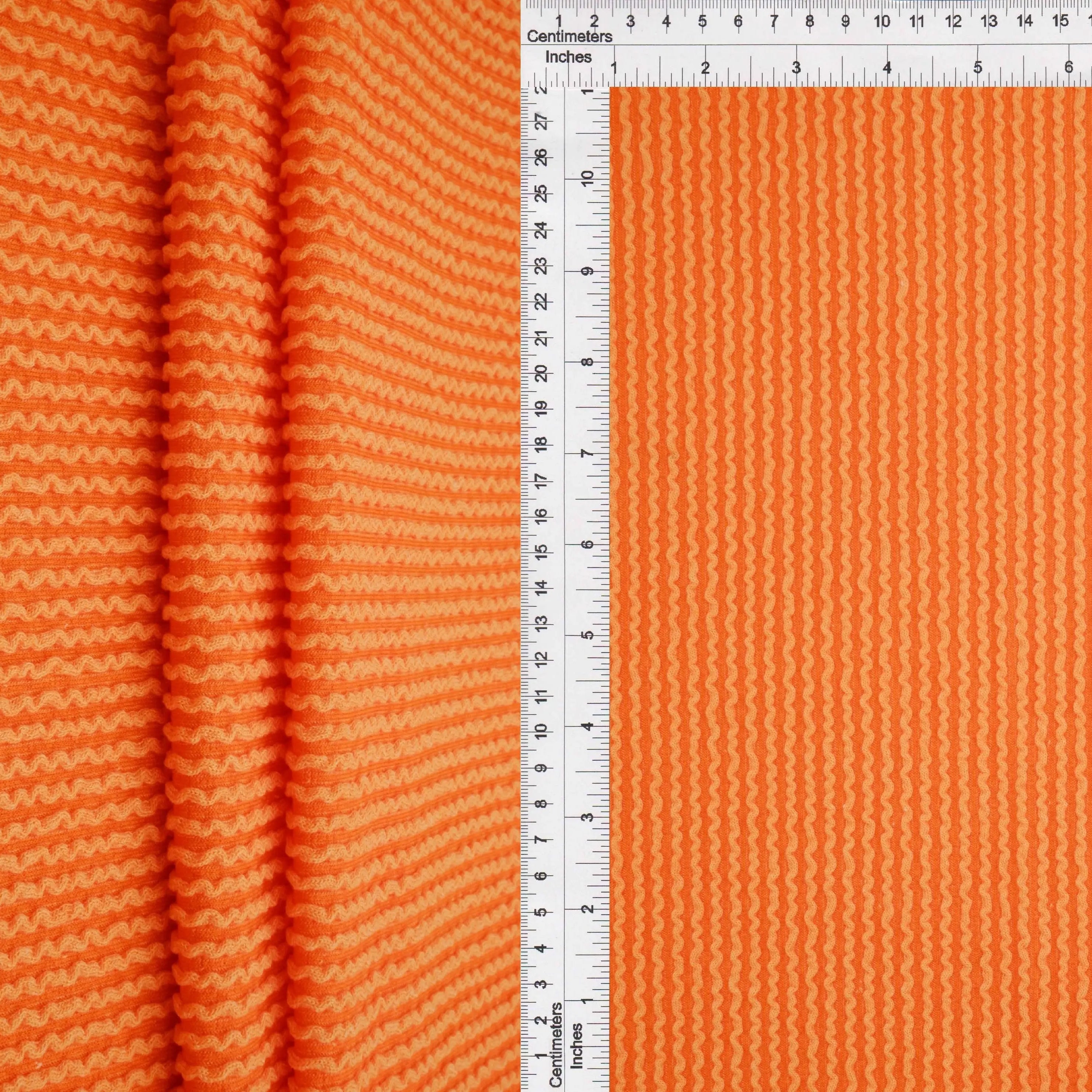 KNT4463 ORANGE B BODYSUIT BOTTOMS CAMI DOUBLE KNIT DRESS JACQUARD LOUNGEWEAR NO-PRINT ORANGE PANTS POLYESTER RAYON RIB SOLID SPANDEX STRETCH SWEATER T-SHIRT URBAN