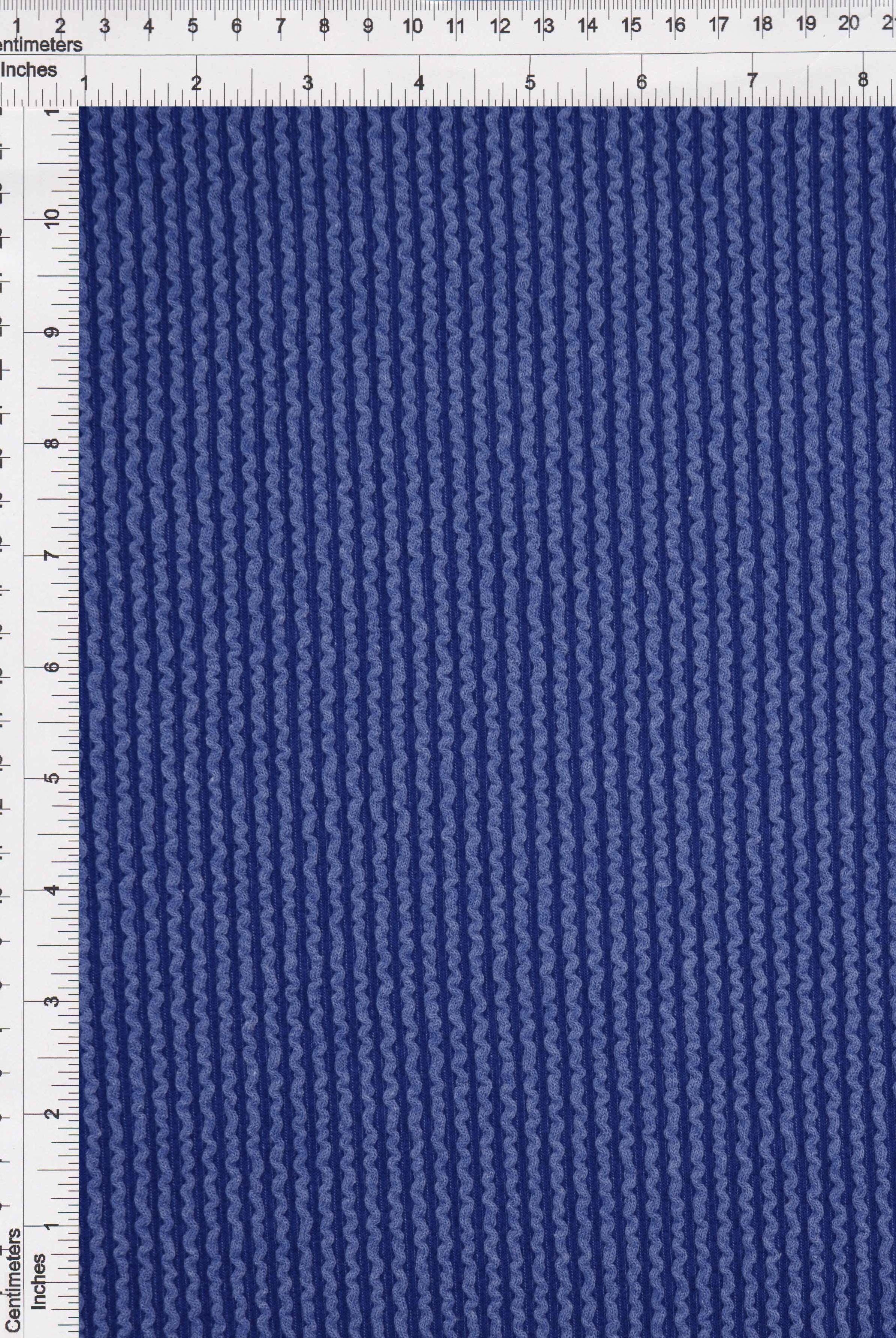 Jacquard Double Knit Rib Stretch Fabric - KNT4463