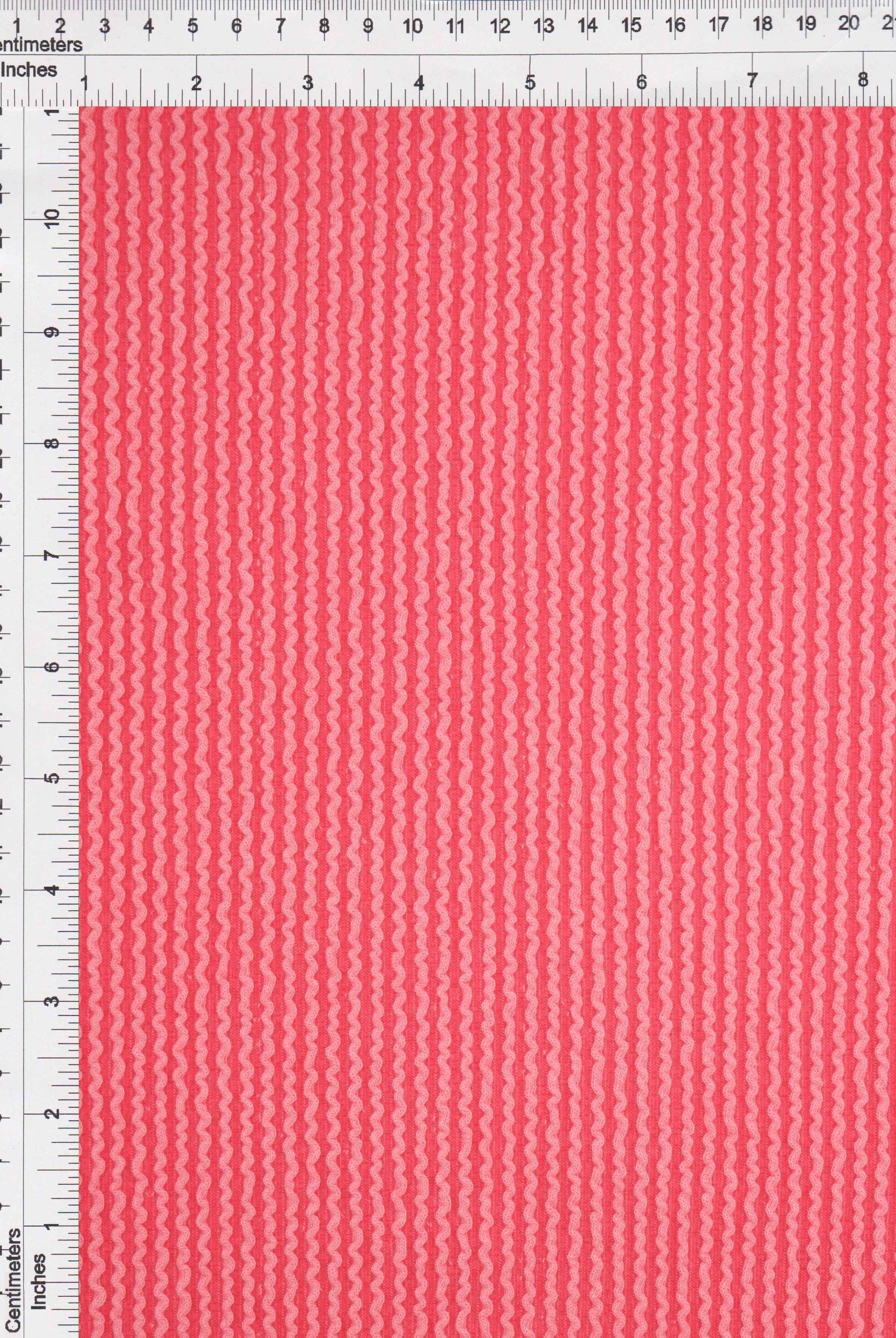 Jacquard Double Knit Rib Stretch Fabric - KNT4463