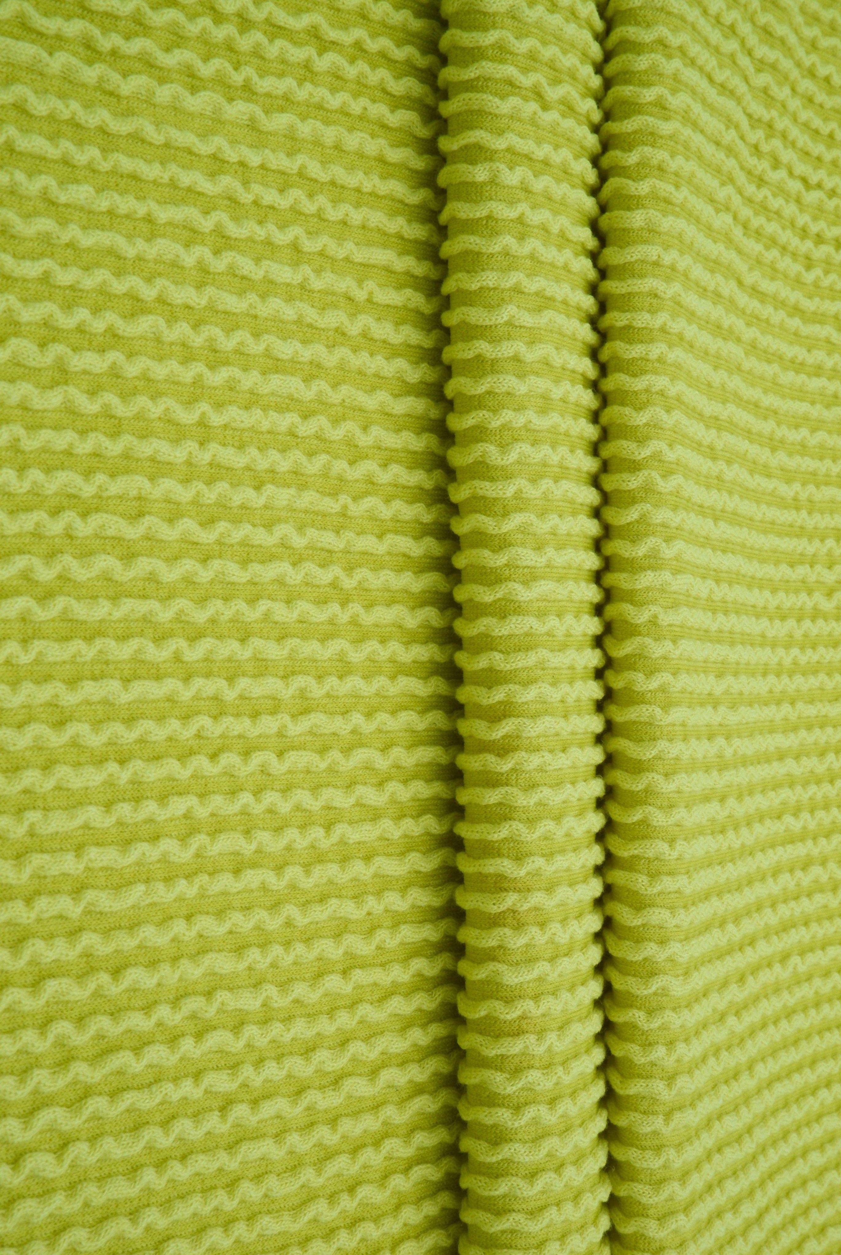 Jacquard Double Knit Rib Stretch Fabric - KNT4463