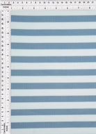 KNT4544 DENIM VINTAGE BLOUSE BLUE DRESS FLEECE KNIT LOUNGEWEAR POLYESTER RIBBED 2X2 SPANDEX STRETCH STRIPE SWEATSHIRT TOPS TUNICS WHITE