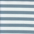 KNT4544 DENIM VINTAGE BLOUSE BLUE DRESS FLEECE KNIT LOUNGEWEAR POLYESTER RIBBED 2X2 SPANDEX STRETCH STRIPE SWEATSHIRT TOPS TUNICS WHITE