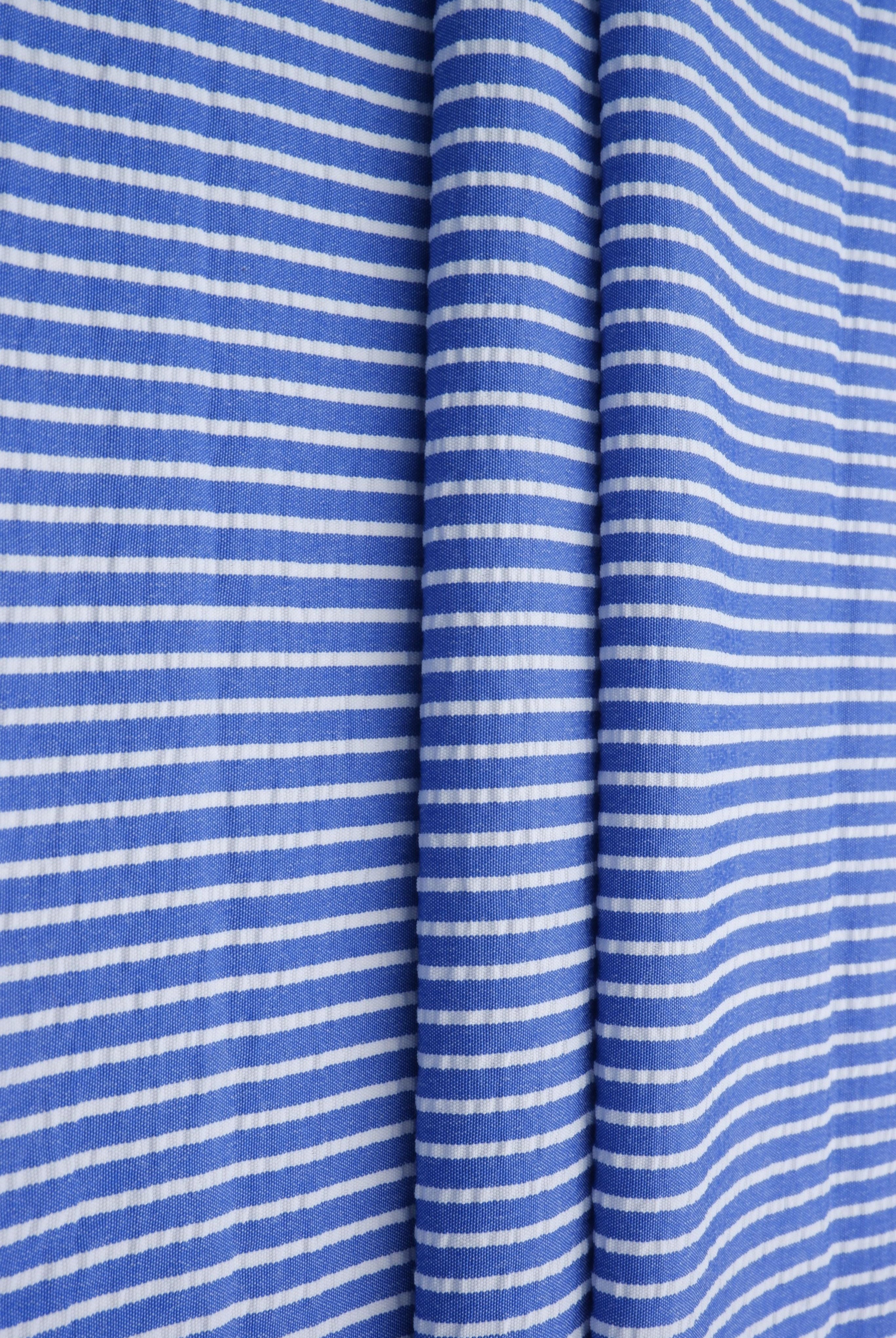 Seersucker Stripe Polyester Rayon Woven Fabric - POP4621