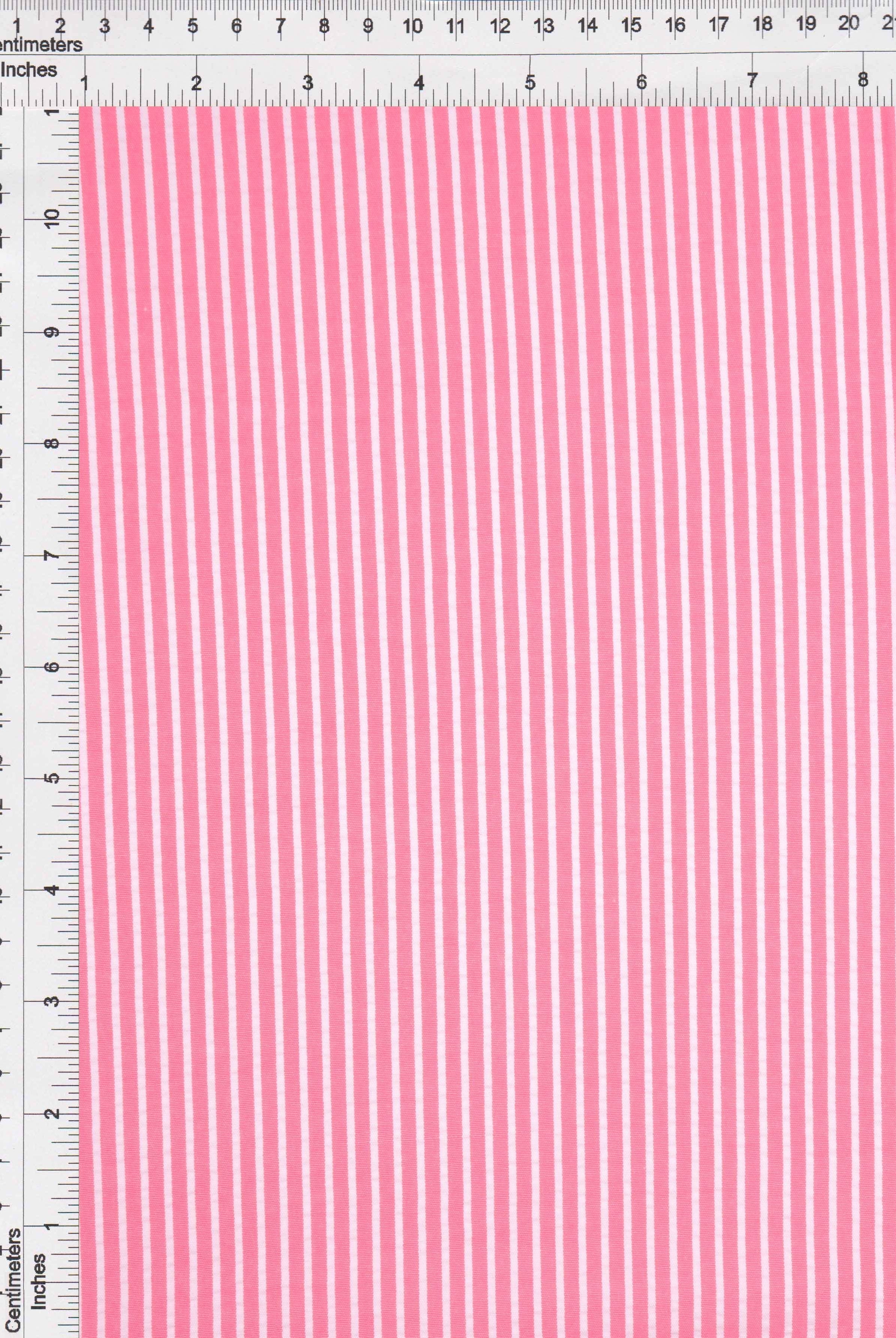 Seersucker Stripe Polyester Rayon Woven Fabric - POP4621