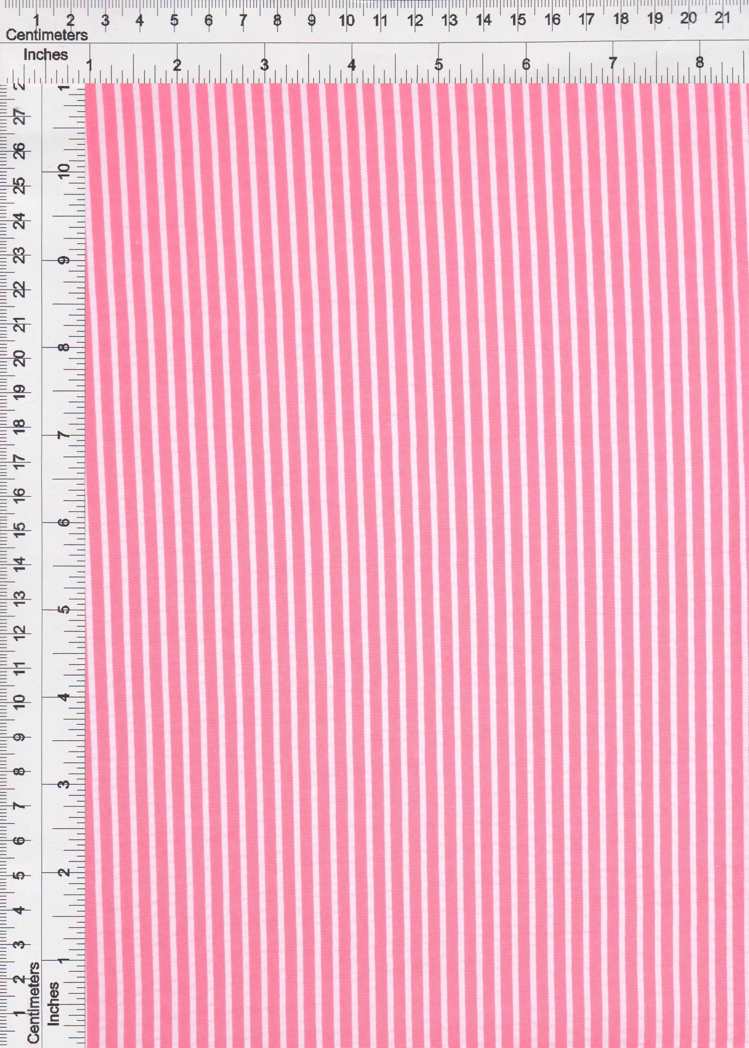 Seersucker Stripe Polyester Rayon Woven Fabric - POP4621