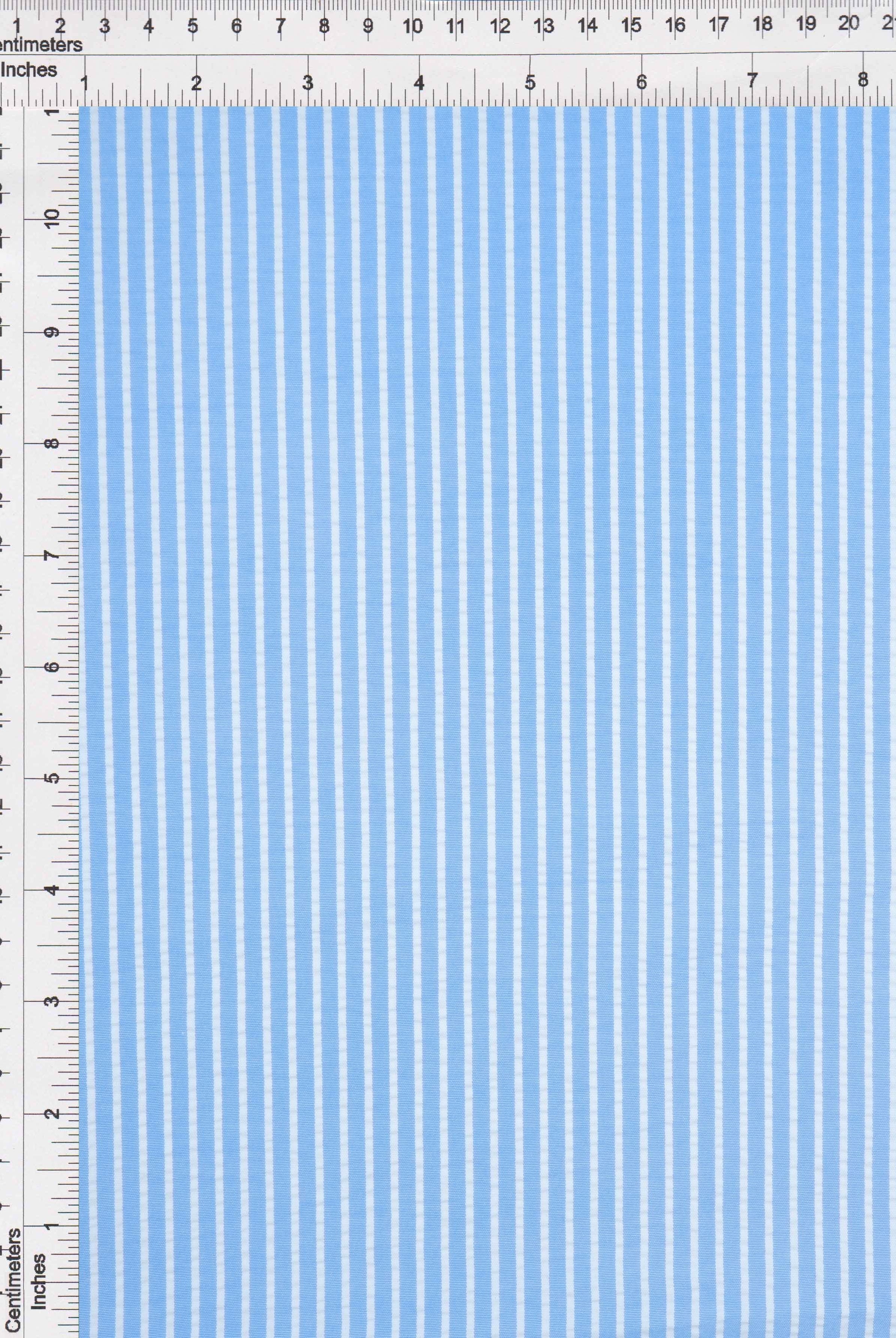Seersucker Stripe Polyester Rayon Woven Fabric - POP4621